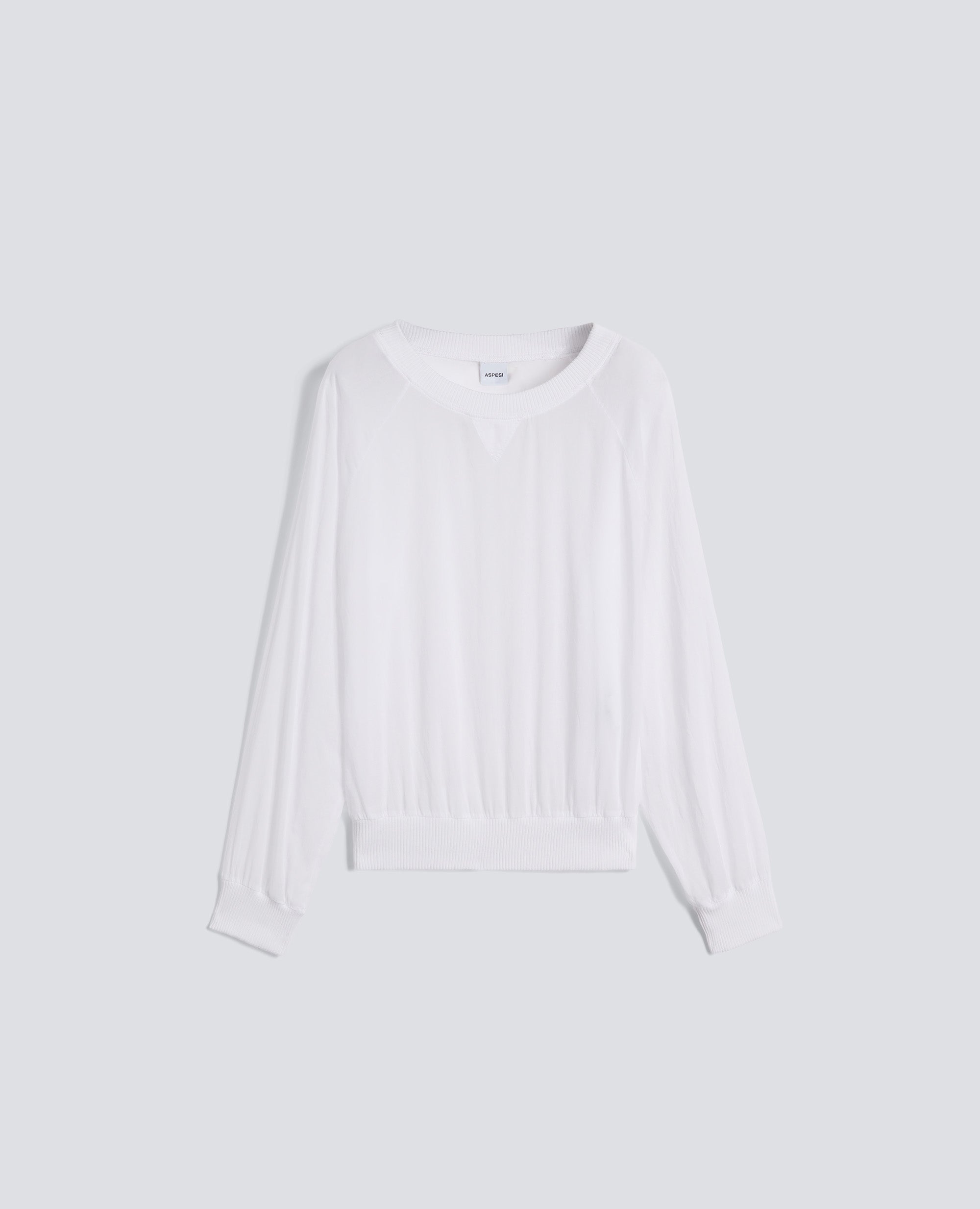BLUSA IN VOILE DI COTONE TINTO CAPO-BIANCO-WHITE-BLANCO-WEISS-BLANC