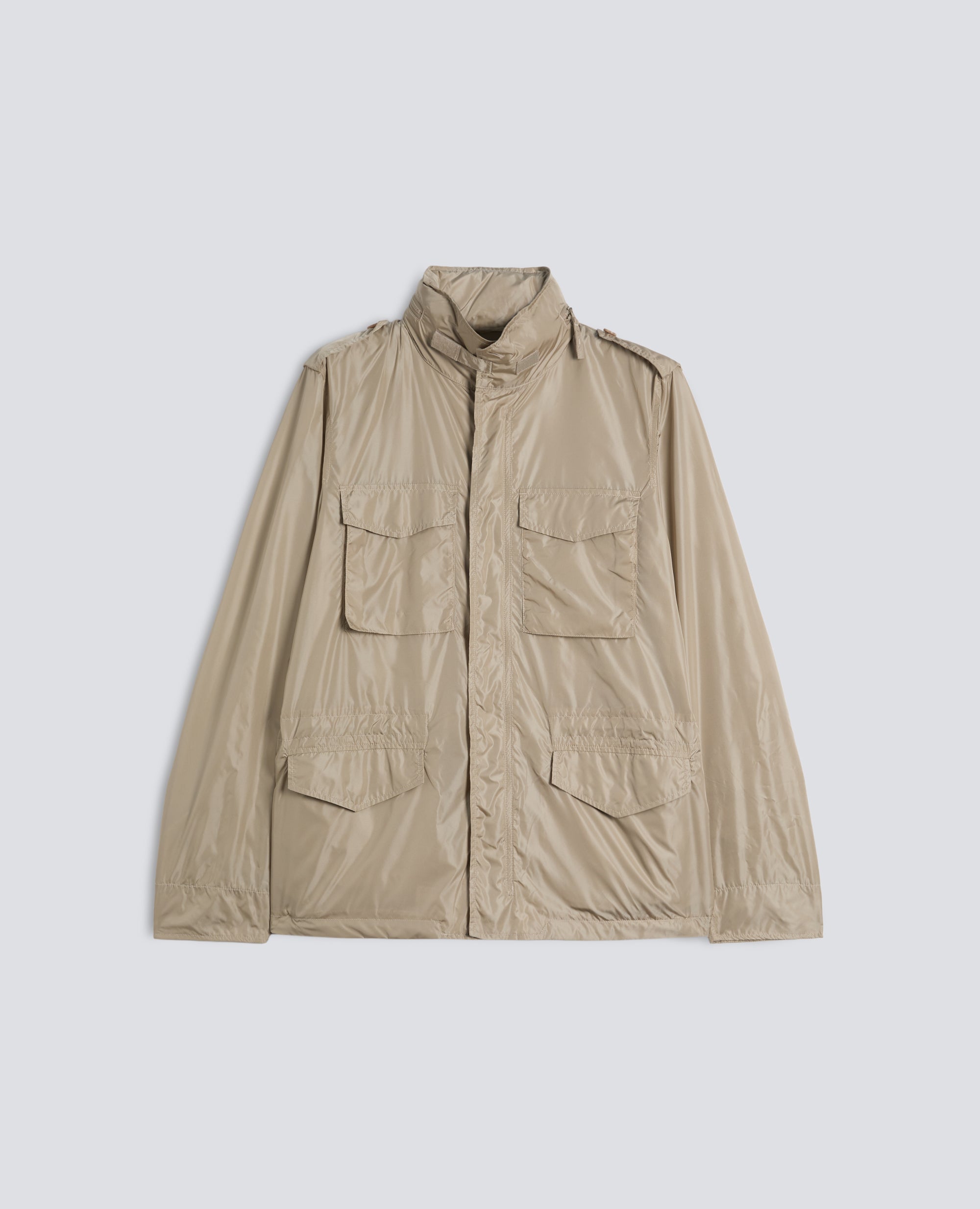 GIUBBOTTO MINI FIELD IN NYLON CON CAPPUCCIO STACCABILE-GHIACCIO-ICE-HIELO-EIS-GLACE