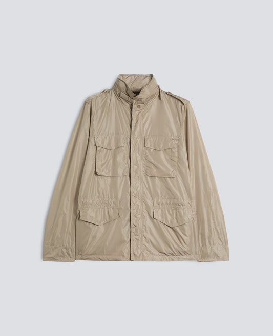 GIUBBOTTO MINI FIELD IN NYLON CON CAPPUCCIO STACCABILE-GHIACCIO-ICE-HIELO-EIS-GLACE