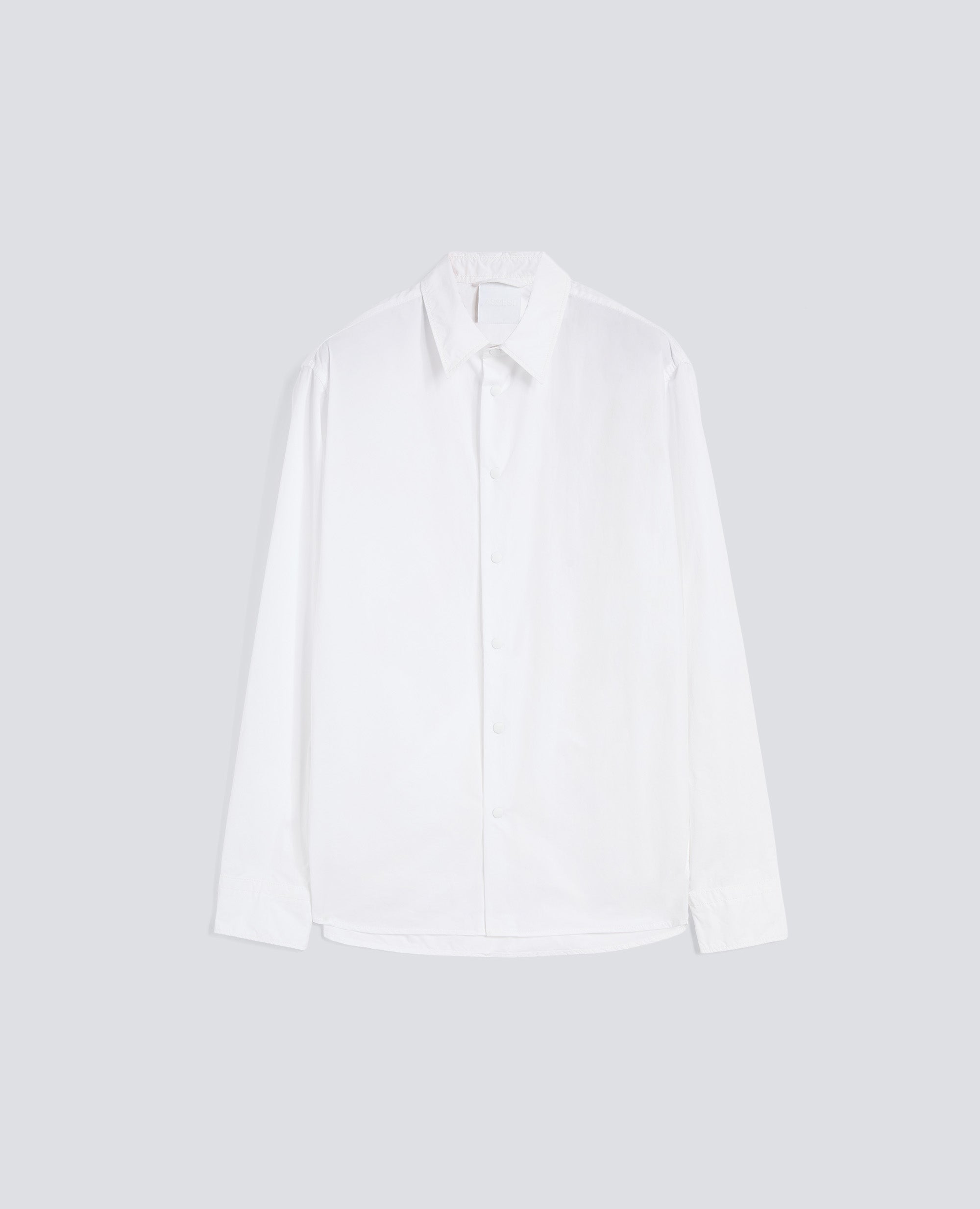 CAMICIA IN POLIESTERE E NYLON WATER REPELLENT-BIANCO-WHITE-BLANCO-WEISS-BLANC