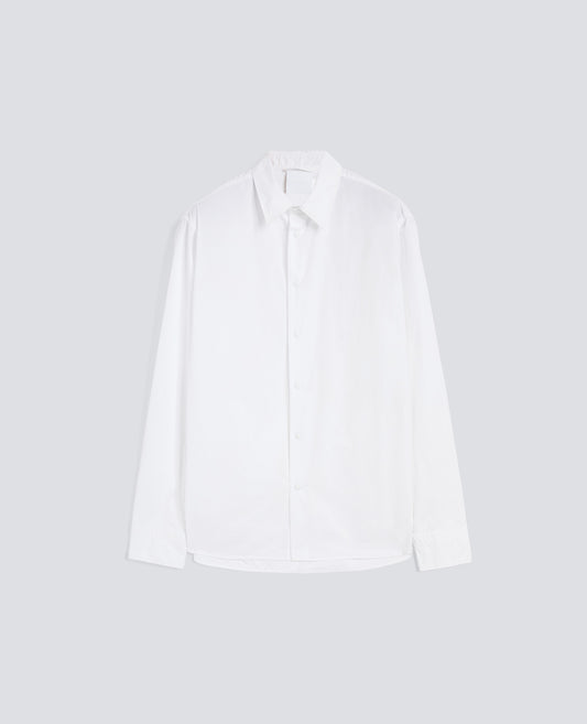 CAMICIA IN POLIESTERE E NYLON WATER REPELLENT-BIANCO-WHITE-BLANCO-WEISS-BLANC