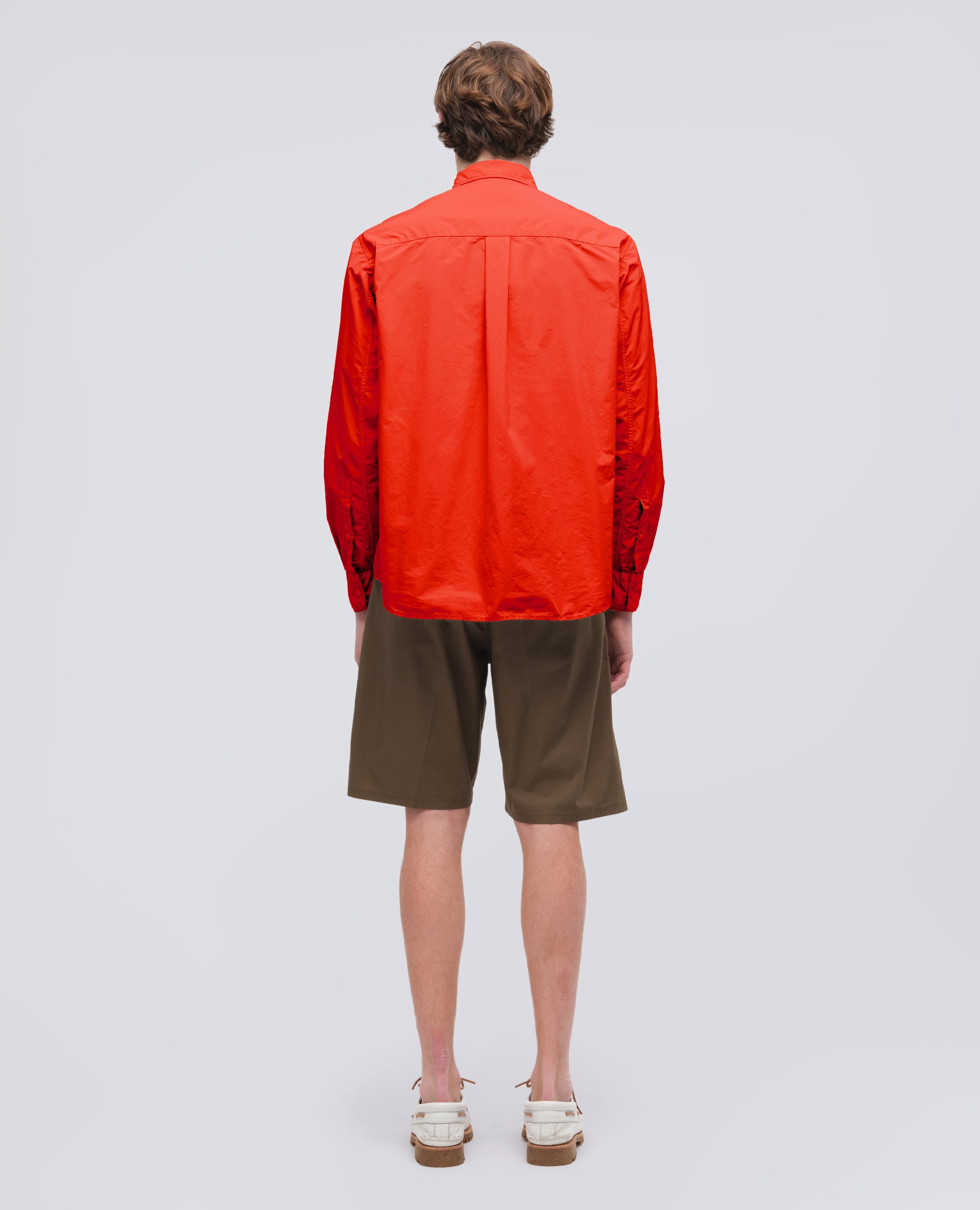 CAMICIA IN POLIESTERE E NYLON WATER REPELLENT-CORALLO-CORAL-CORAL-KORALLE-CORAIL