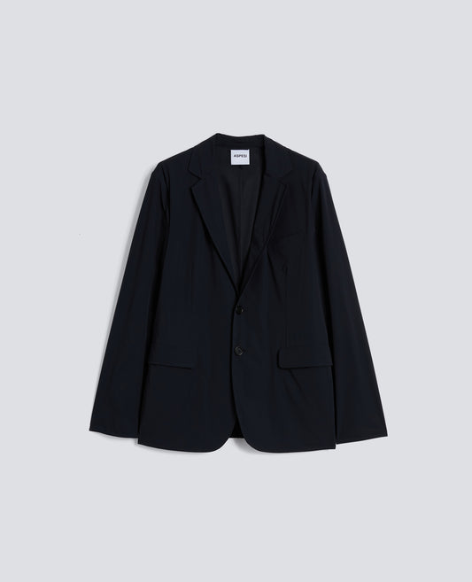 BLAZER IN NYLON STRETCH-NAVY-NAVY-AZUL MARINO-NAVY-NAVY