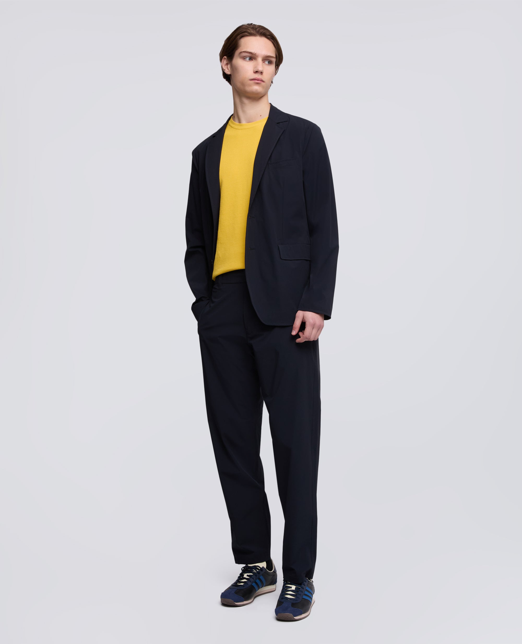 BLAZER IN NYLON STRETCH-NAVY-NAVY-AZUL MARINO-NAVY-NAVY