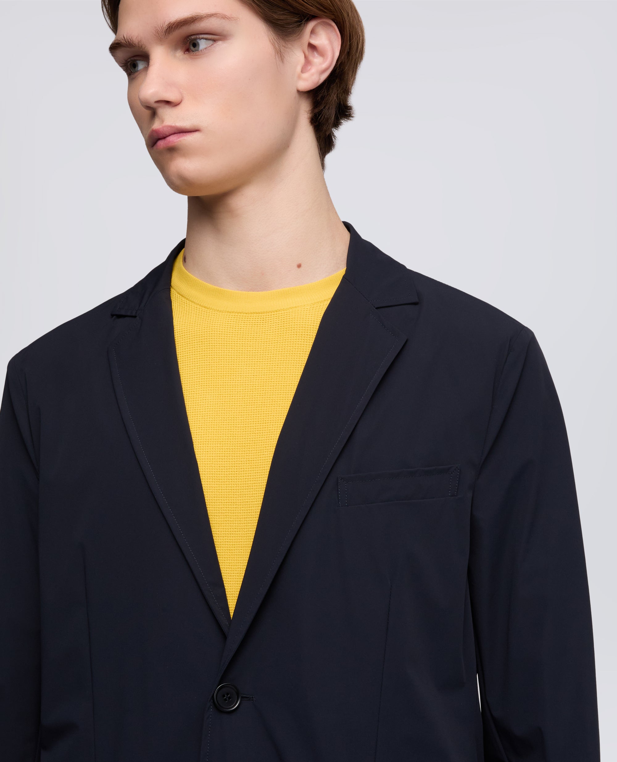 BLAZER IN NYLON STRETCH-NAVY-NAVY-AZUL MARINO-NAVY-NAVY
