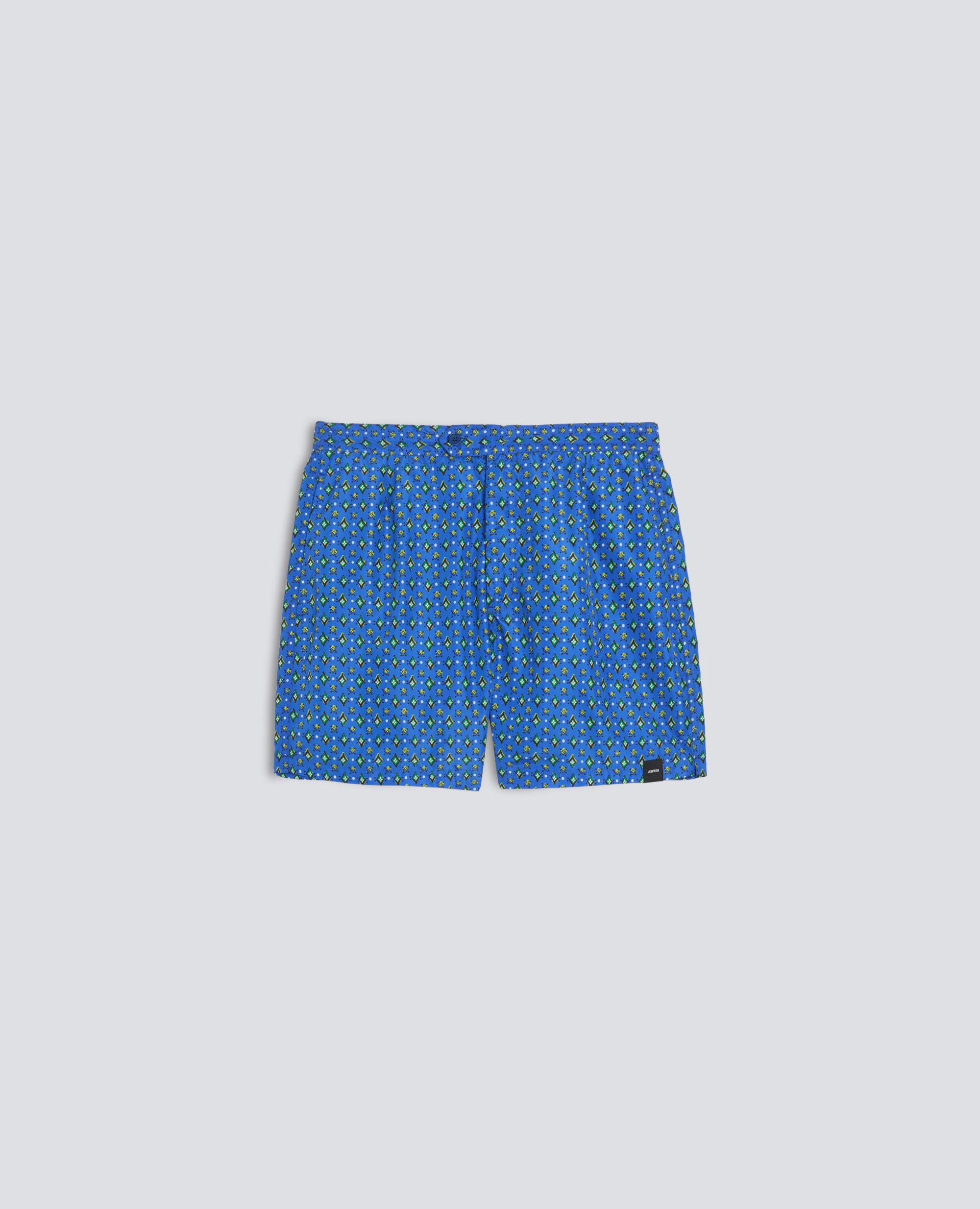 COSTUME IN POLIESTERE STAMPATO WATER REPELLENT-STAMPA BLU-STAMPA BLU-STAMPA BLU-STAMPA BLU-STAMPA BLU