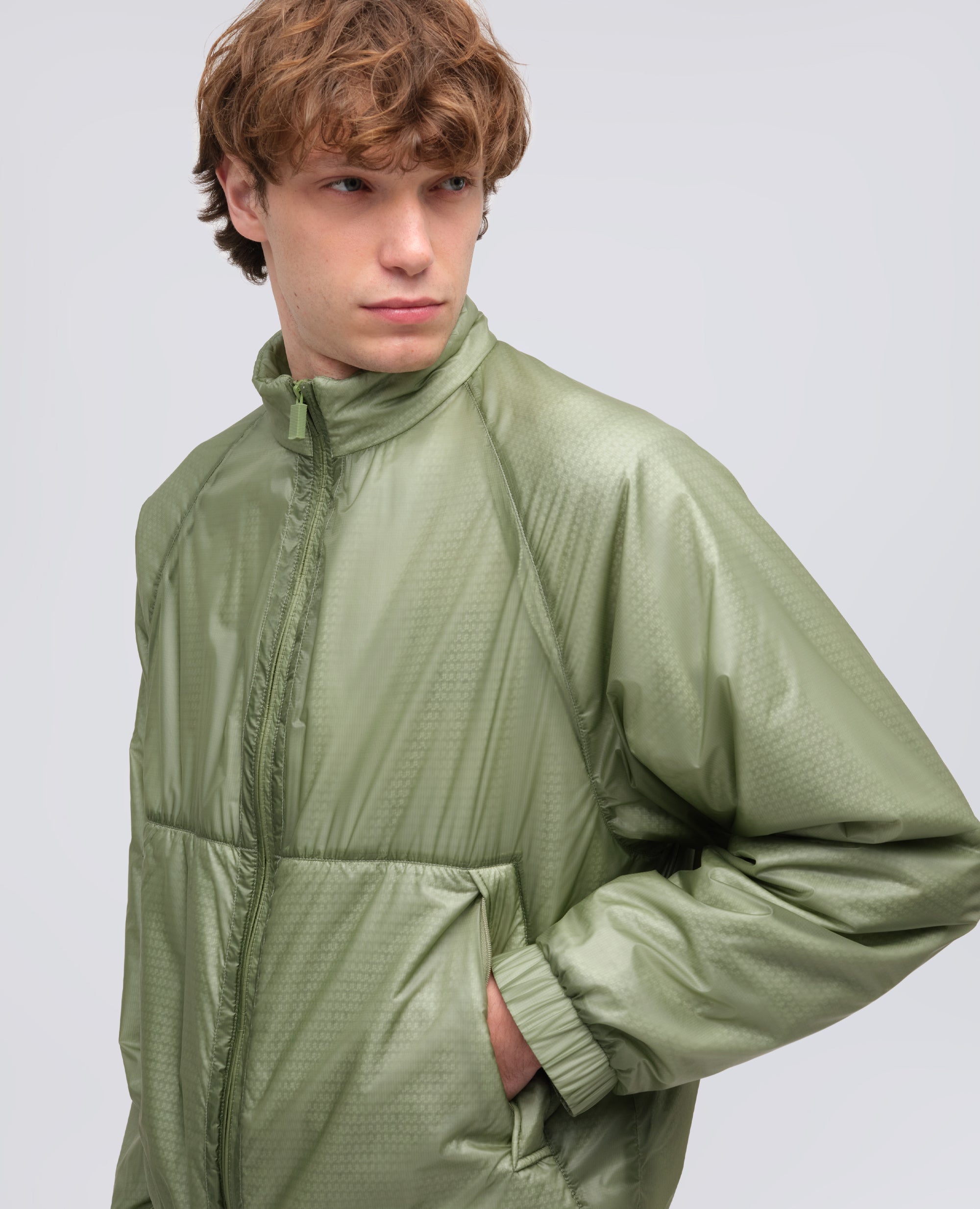 GIUBBOTTO IN NYLON-SALVIA-SAGE GREEN-ARENA-SALBEIGRUN-SAUGE