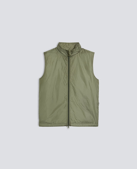 GILET VERNES IN NYLON-OLIVA-OLIVE-OLIVA-OLIVEGRUN-VERT OLIVE