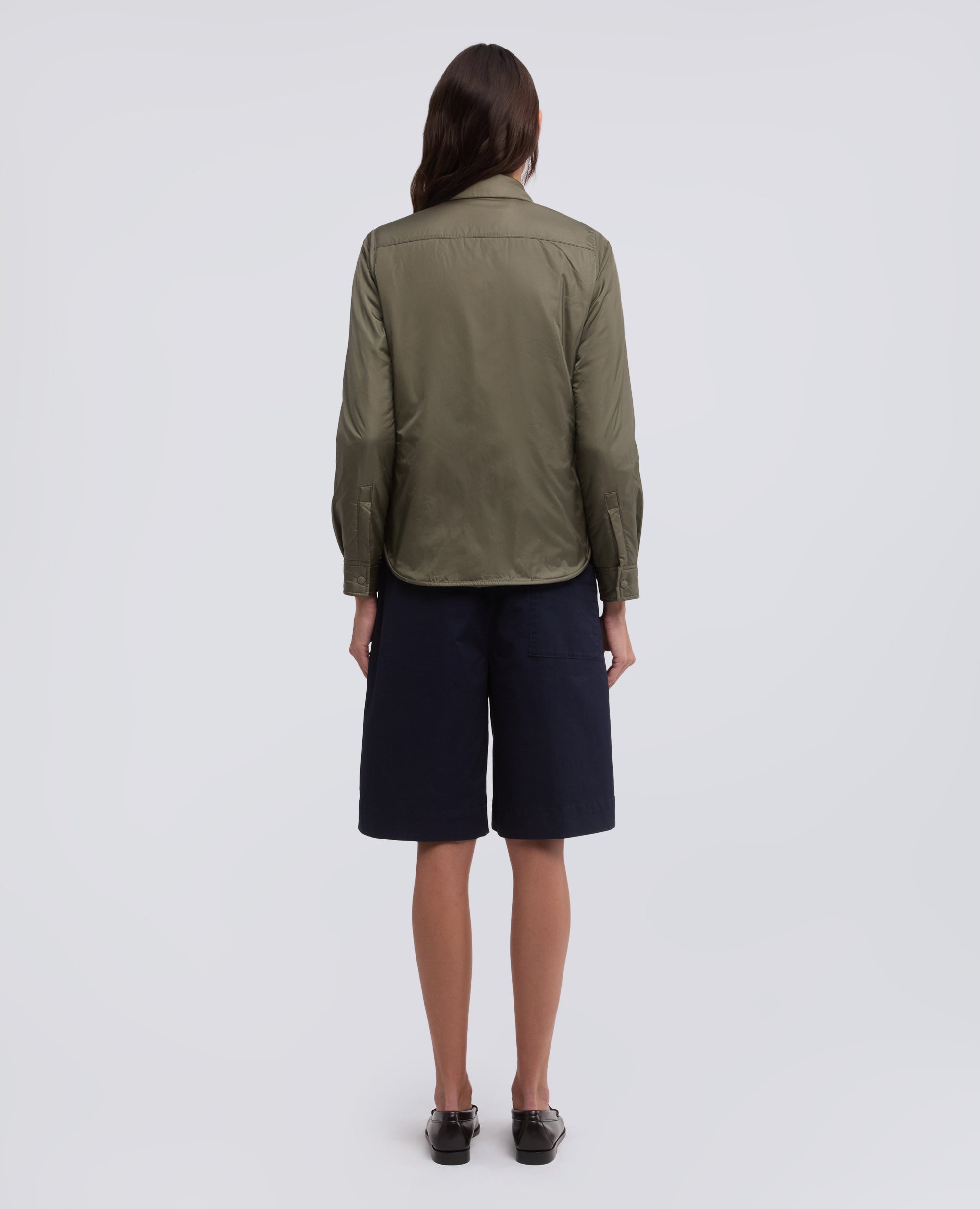 GIACCA CAMICIA GLUE IN NYLON-OLIVA-OLIVE-OLIVA-OLIVEGRUN-VERT OLIVE