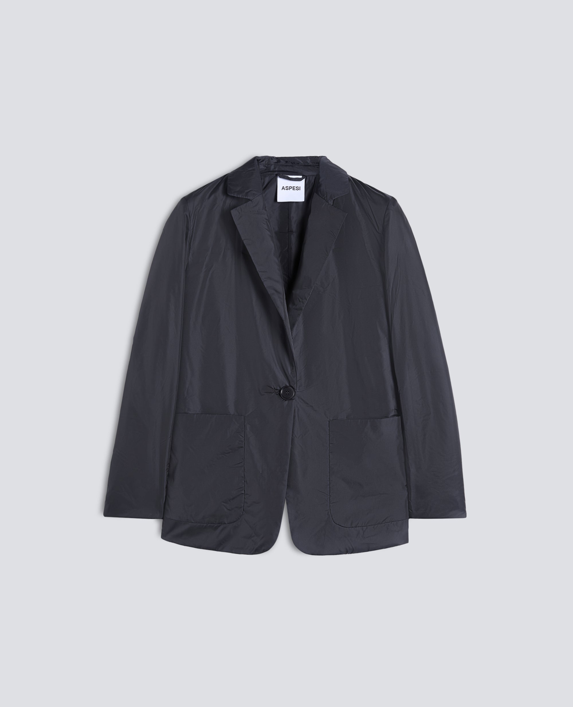 GIACCA IN NYLON IMBOTTITA-NERO-BLACK-NEGRO-SCHWARZ-NOIR