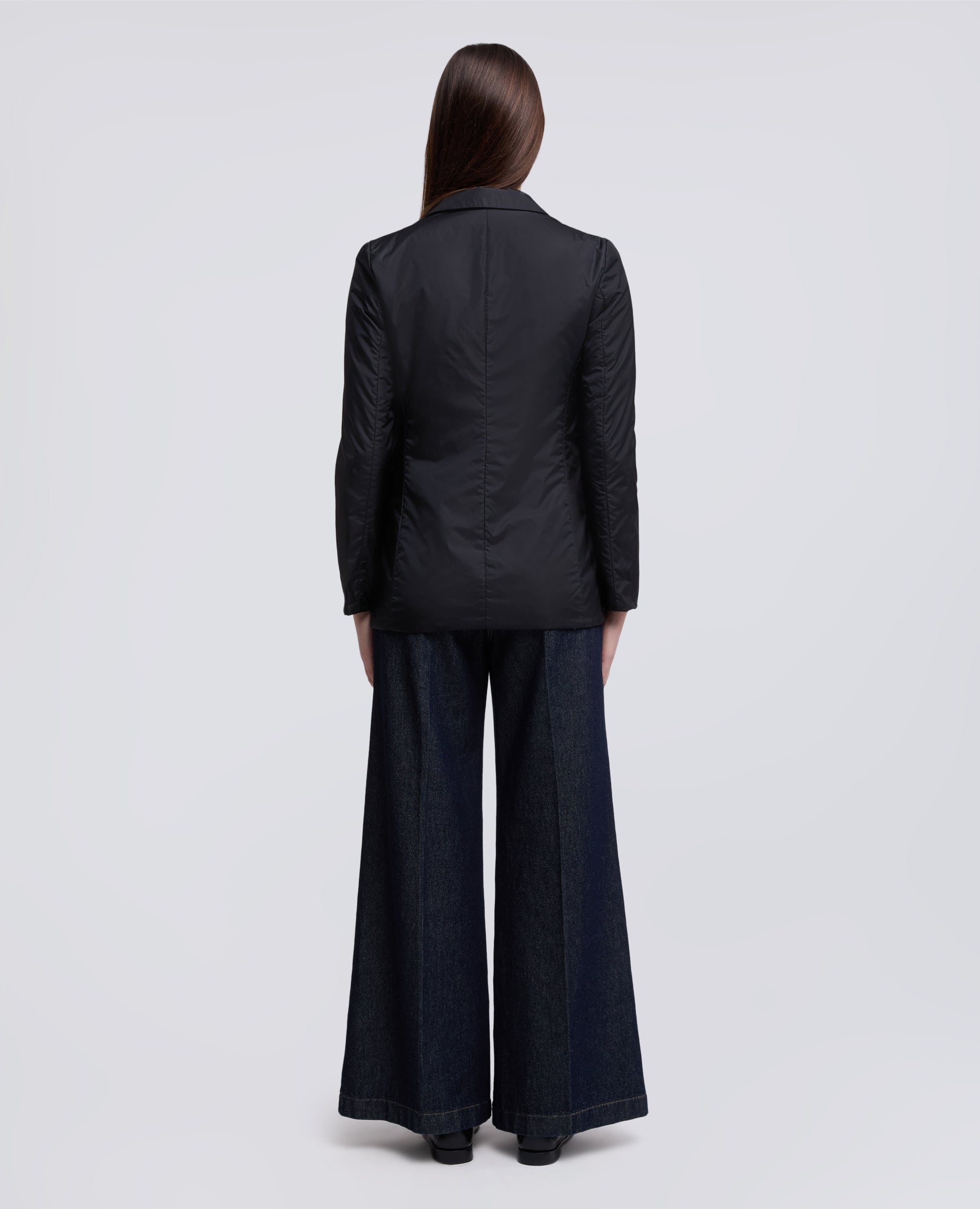 GIACCA IN NYLON IMBOTTITA-NERO-BLACK-NEGRO-SCHWARZ-NOIR