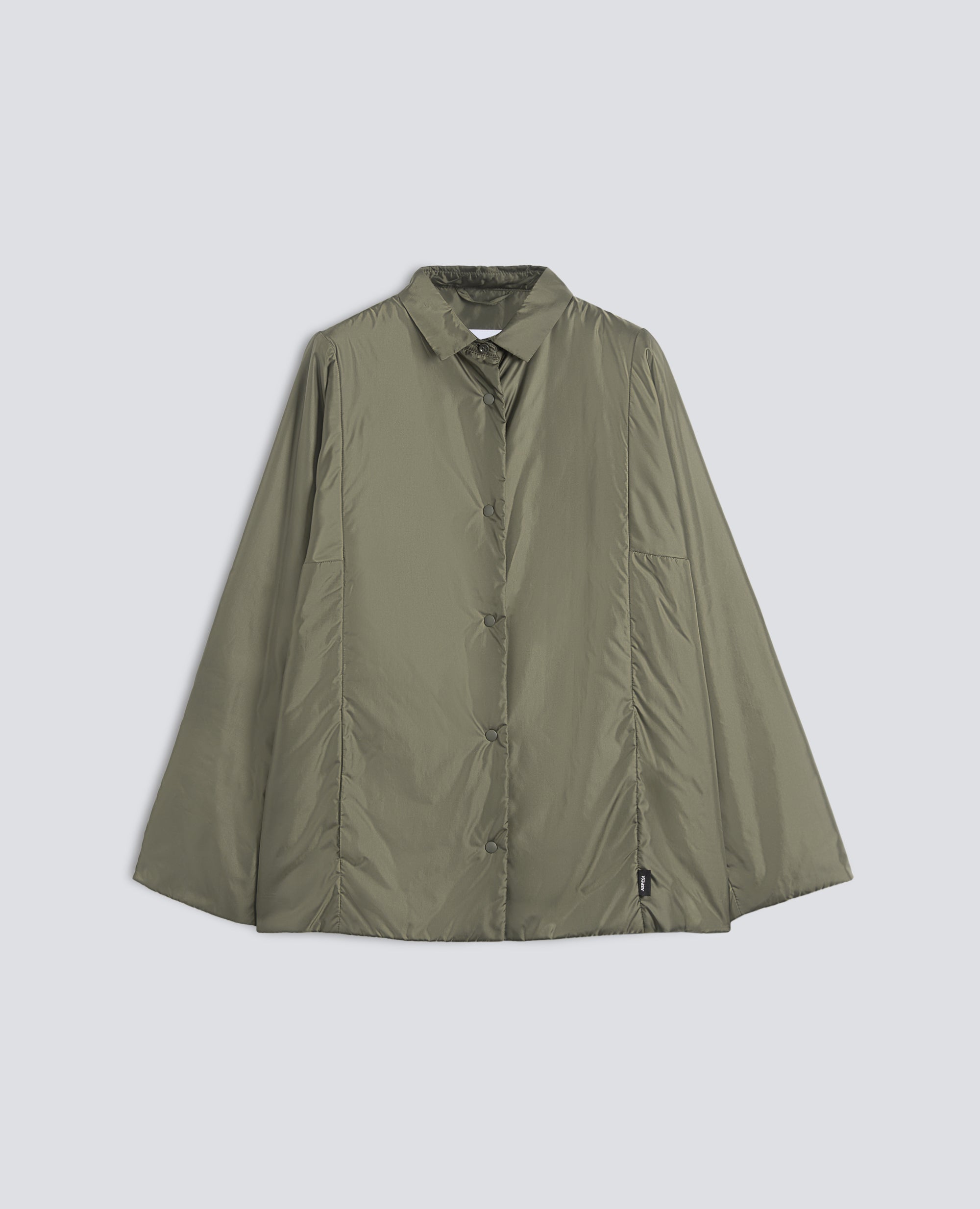 CAMICIA IN NYLON IMBOTTITA-OLIVA-OLIVE-OLIVA-OLIVEGRUN-VERT OLIVE