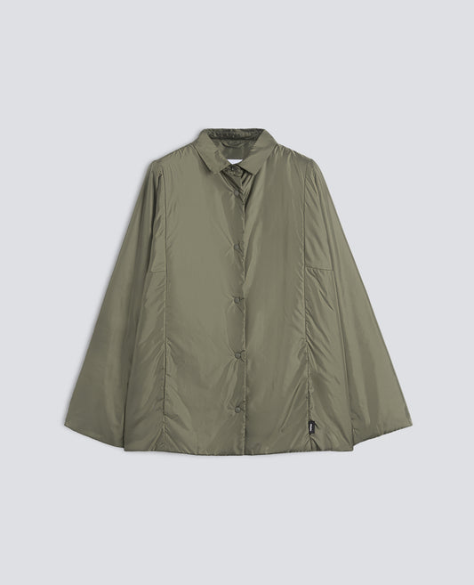 CAMICIA IN NYLON IMBOTTITA-OLIVA-OLIVE-OLIVA-OLIVEGRUN-VERT OLIVE