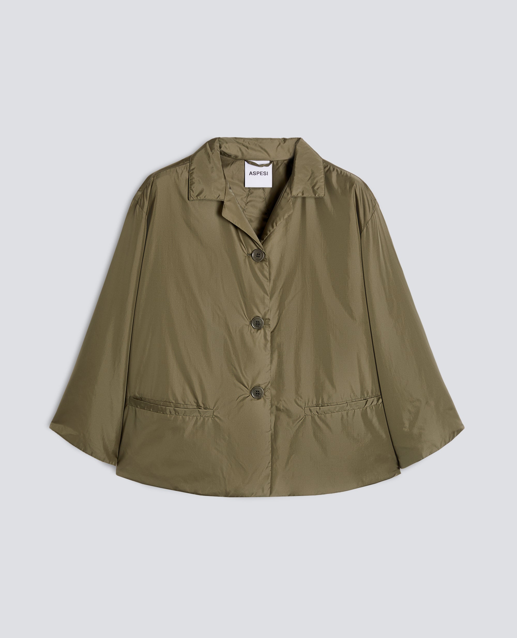 GIACCA IN NYLON-OLIVA-OLIVE-OLIVA-OLIVEGRUN-VERT OLIVE