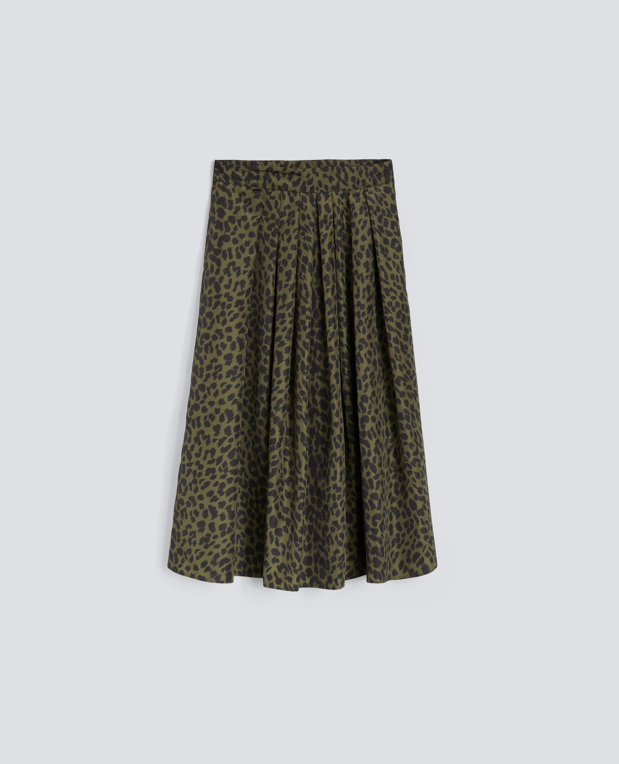 GONNA IN POLIESTERE STAMPATO-ANIMALIER-ANIMALIER-ANIMALIER-ANIMALIER-ANIMALIER
