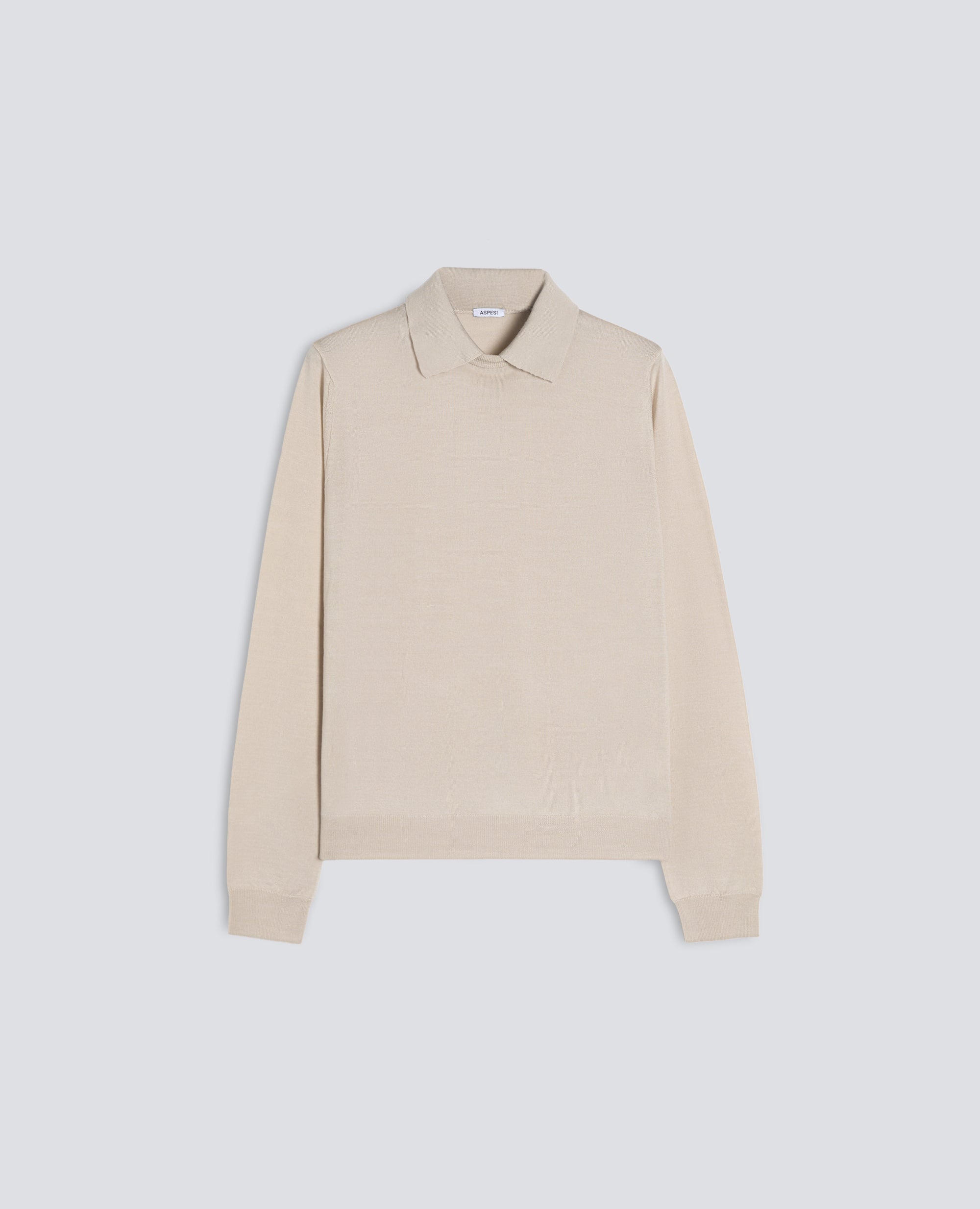 MAGLIA IN MISTO LANA E SETA-SABBIA-SAND-ARENA-SAND-SABLE