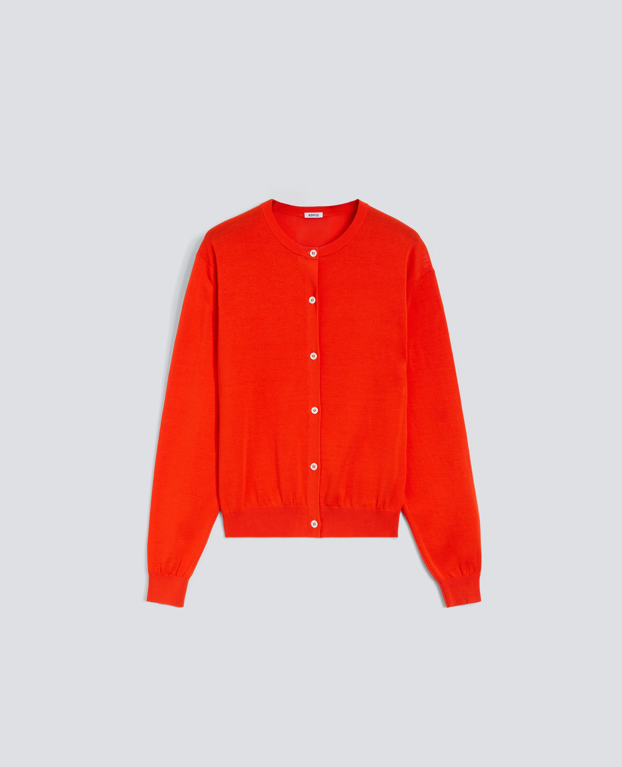 CARGIDAN GIROCOLLO IN COTONE-CORALLO-CORAL-CORAL-KORALLE-CORAIL