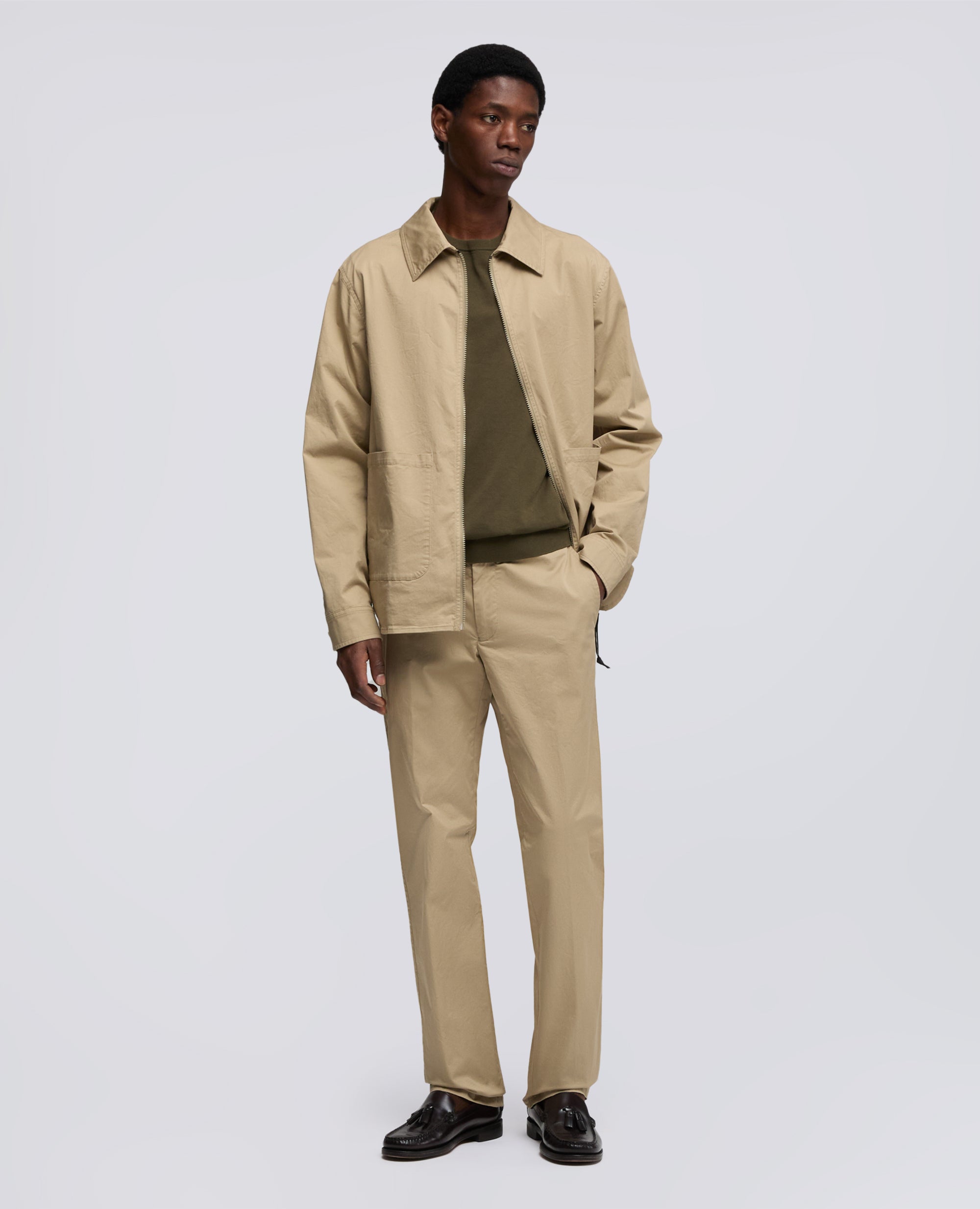 MAGLIA GIROCOLLO IN COTONE-MILITARE-MILITARY-MILITAR-MILITAR-MILITAIRE