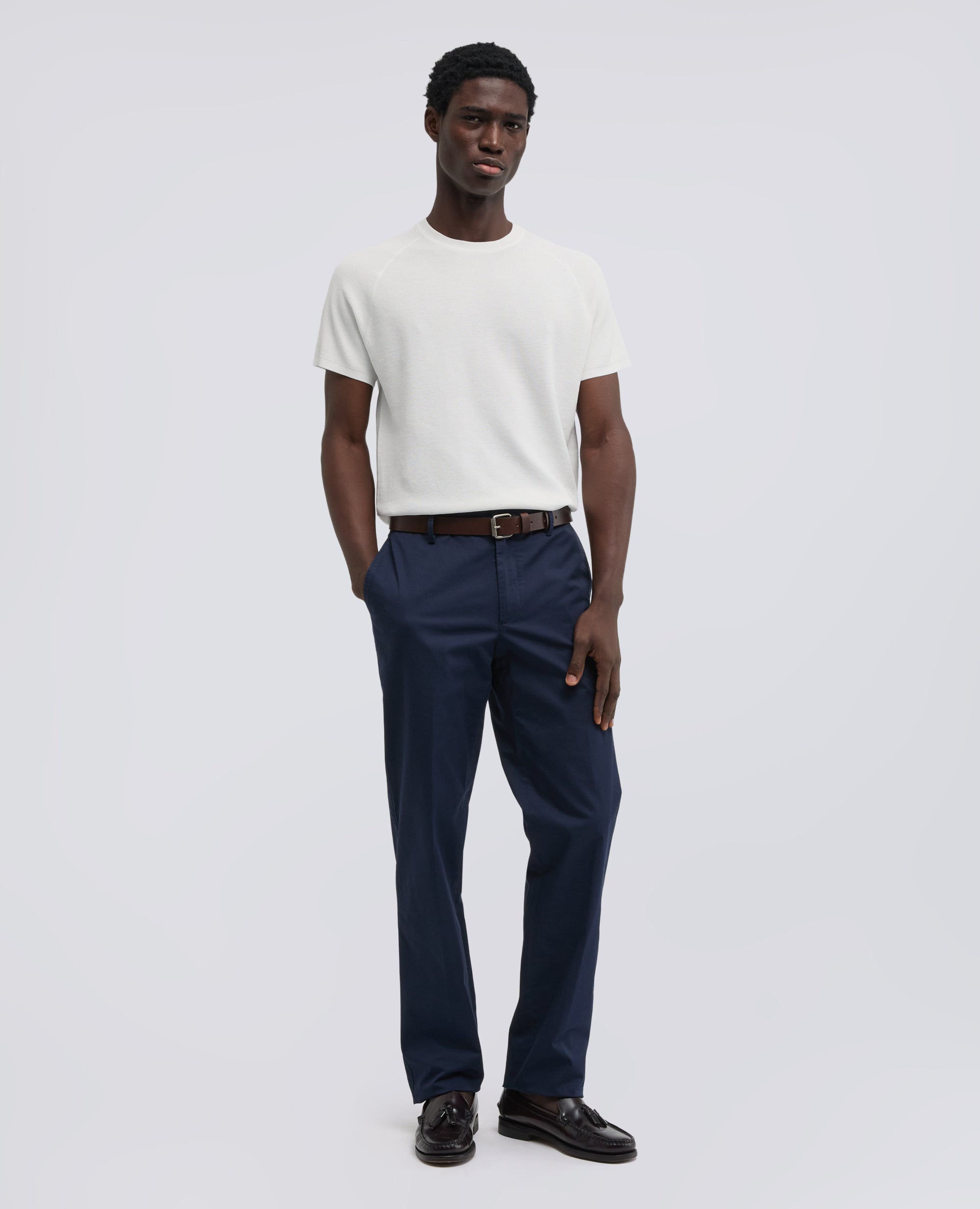 MAGLIA RAGLAN IN MICRO WAFFLE DI COTONE-BIANCO-WHITE-BLANCO-WEISS-BLANC