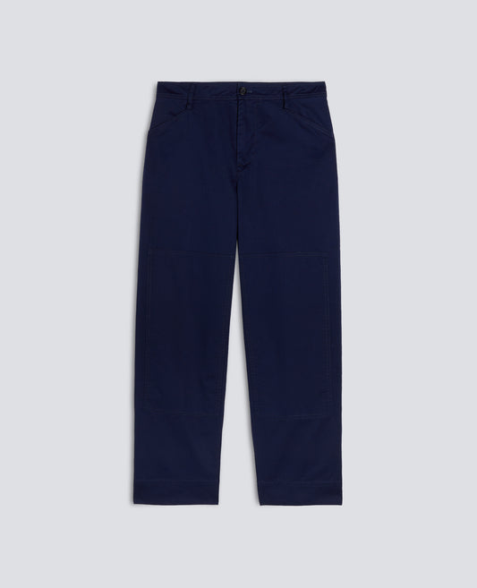 Pantalone tipo cargo in extra fine twill di cotone - AA Capsule Collection-BLU-BLUE-AZUL-BLAU-BLEU