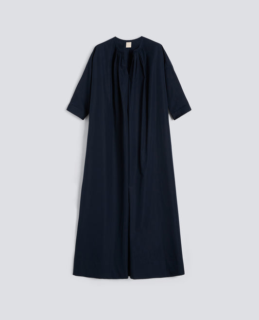 ABITO IN POPELINE COTONE TINTO PEZZA-----