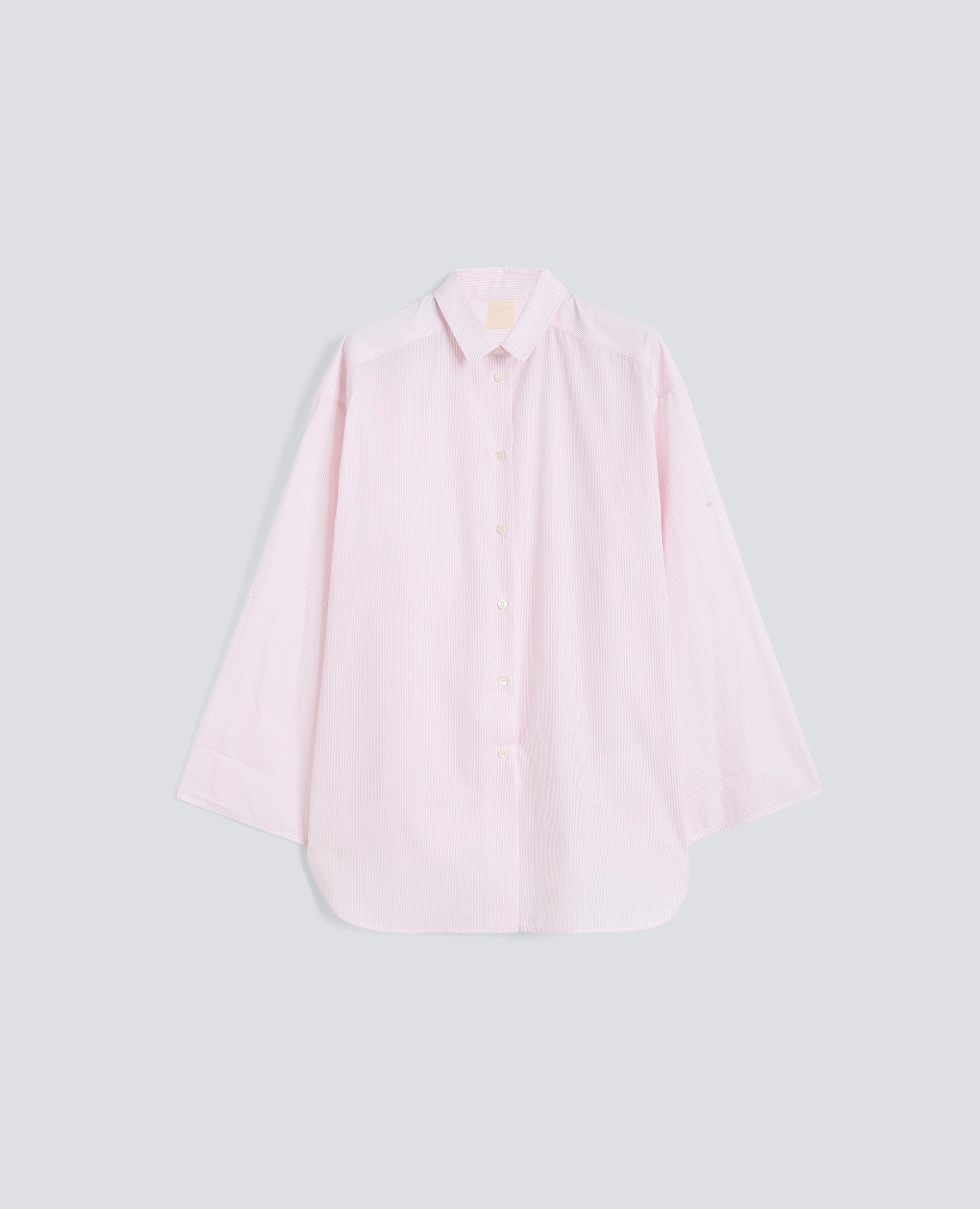 Camicia in popeline - AA Capsule Collection-RIGA ROSSA-RED STRIPE-RAYA ROJA-ROTE STREIFEN-RAYURES ROUGES