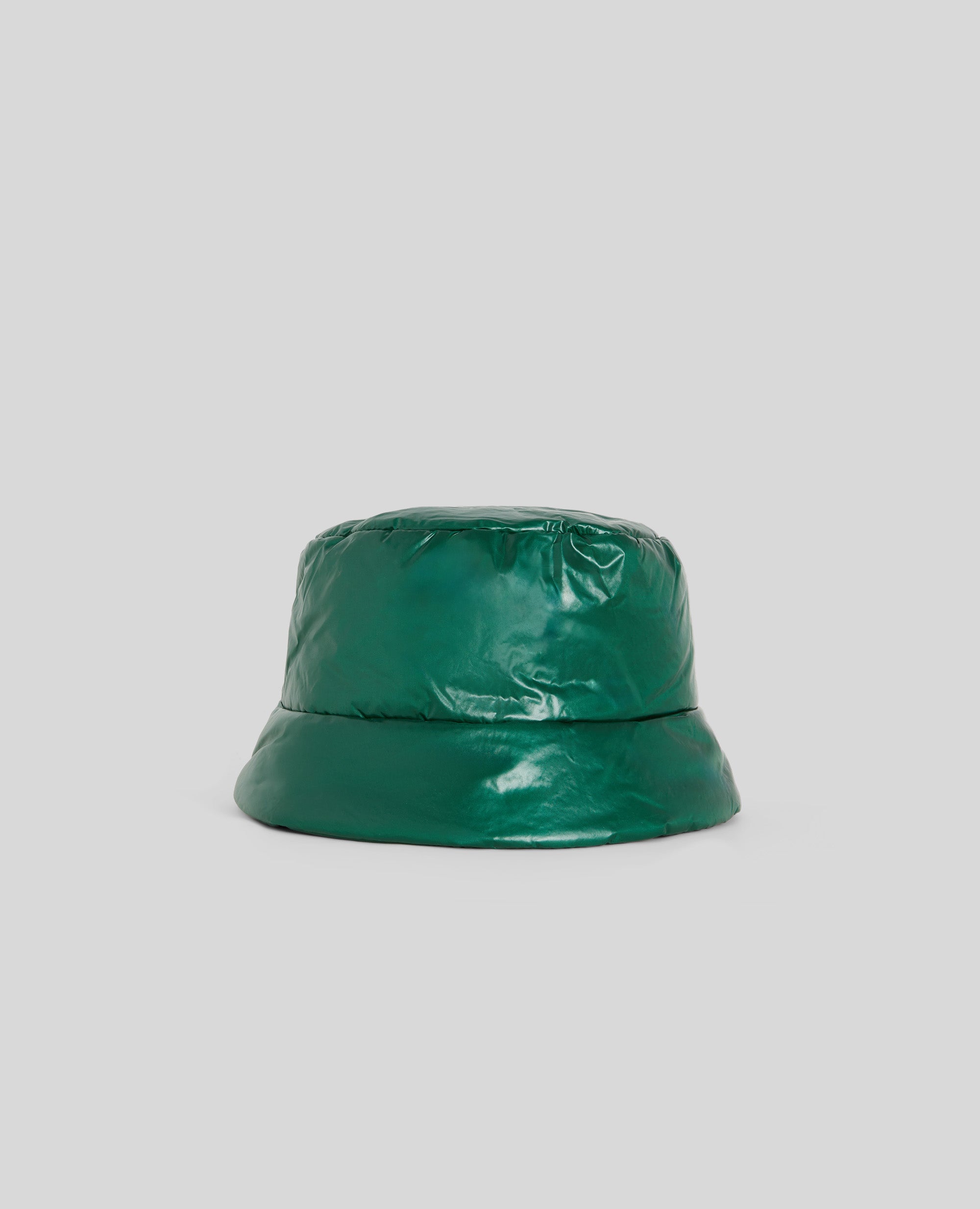 CAPPELLO ALLA PESCATORA IN NYLON IMBOTTITO-VERDE-GREEN-VERDE-GRUN-VERT