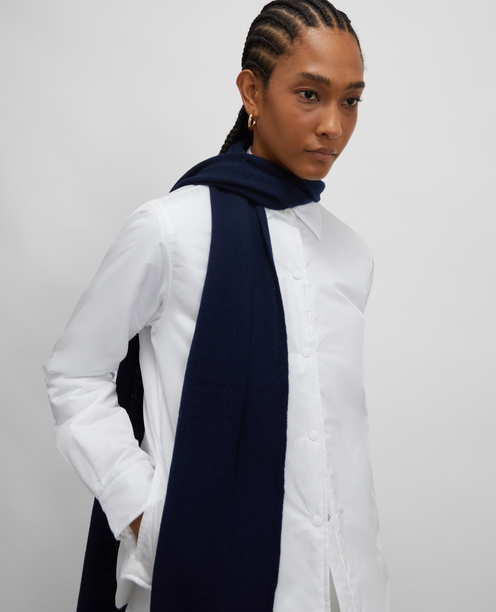 SCIARPA IN CASHMERE-NAVY-NAVY-AZUL MARINO-NAVY-NAVY