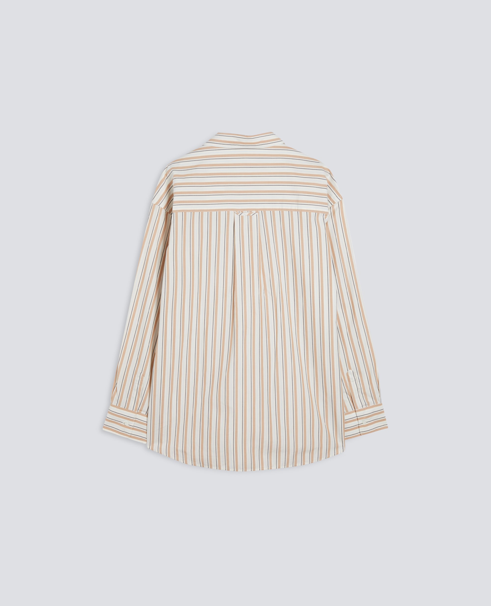 CAMICIA BUTTON-DOWN A RIGHE-RIGA BEIGE-BEIGE STRIPE-RIGA BEIGE-RIGA BEIGE-RIGA BEIGE