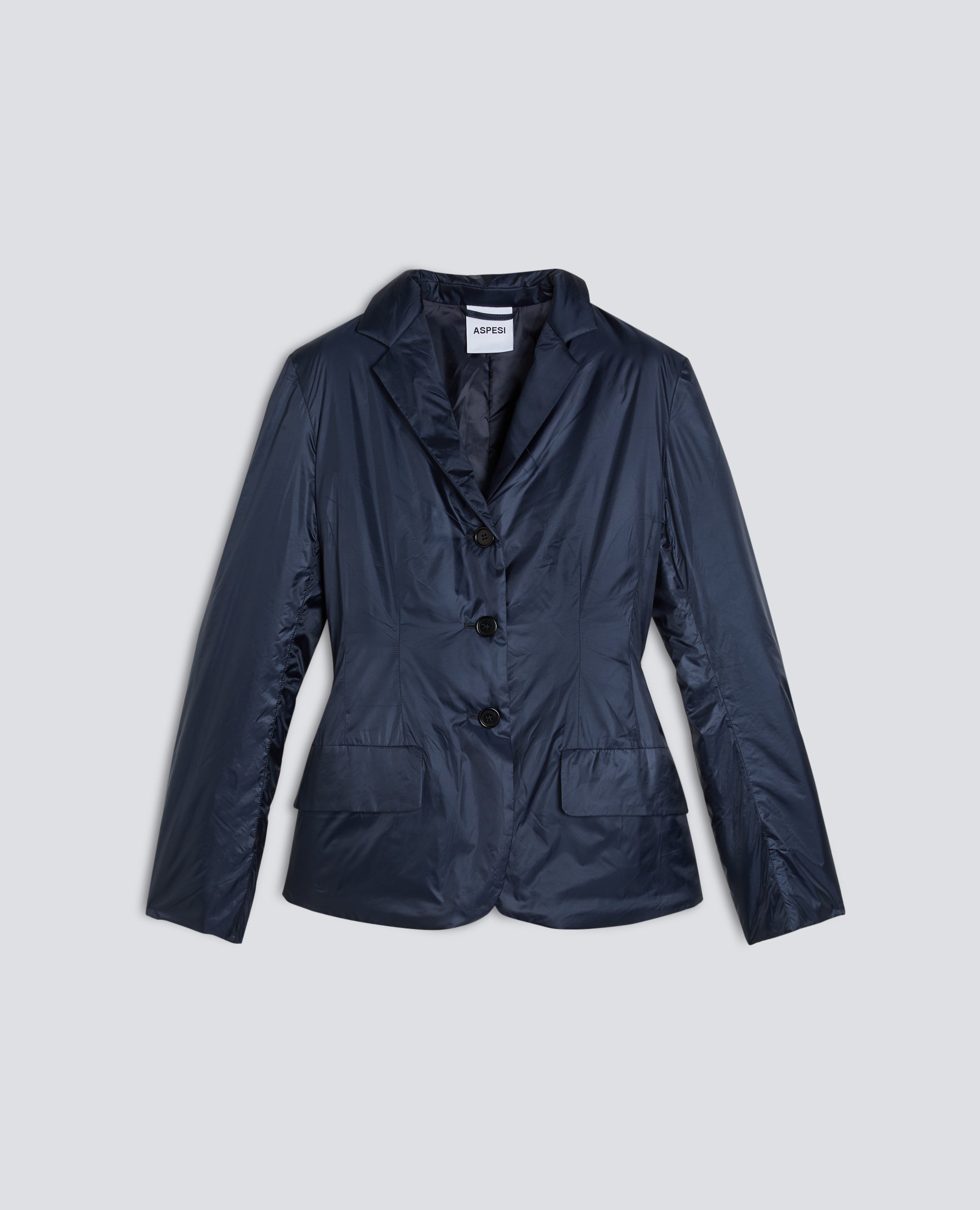 GIACCA CHARLOTTE IN NYLON-BLU-BLUE-AZUL-BLAU-BLEU