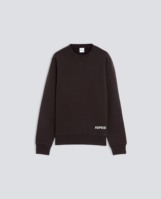 FELPA GARZATA-MARRONE-BROWN-MARR¢N-BRAUN-MARRON