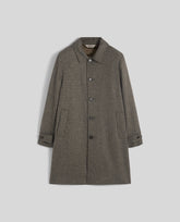 CAPPOTTO PASCAL IN PIED-DE-POULE IN LANA-MILITARE-MILITARY-MILITAR-MILITAR-MILITAIRE