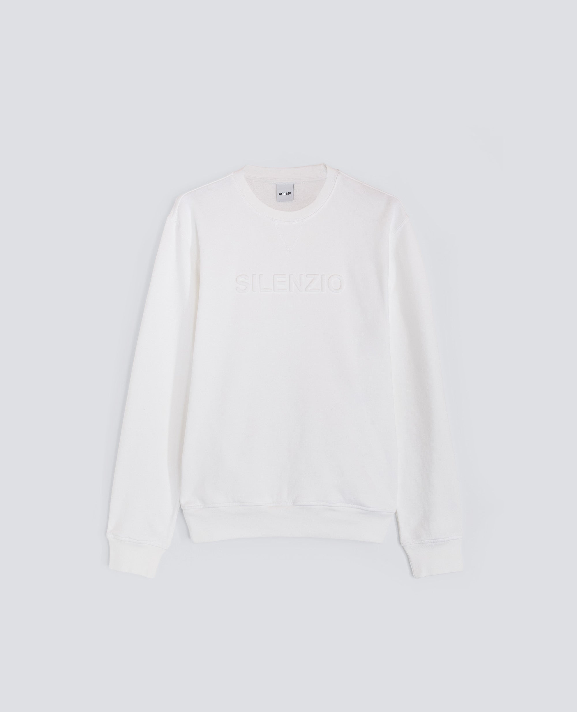 FELPA GARZATA-BIANCO-WHITE-BLANCO-WEISS-BLANC