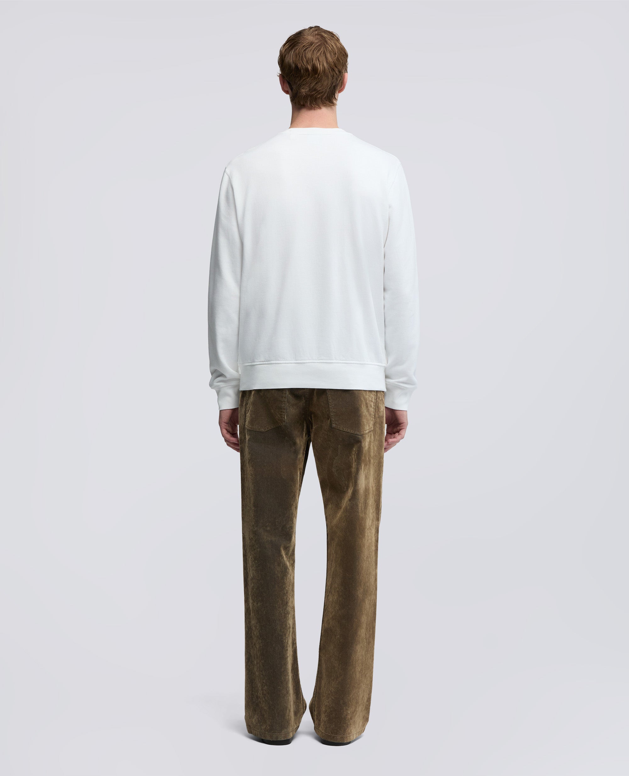 FELPA GARZATA-BIANCO-WHITE-BLANCO-WEISS-BLANC