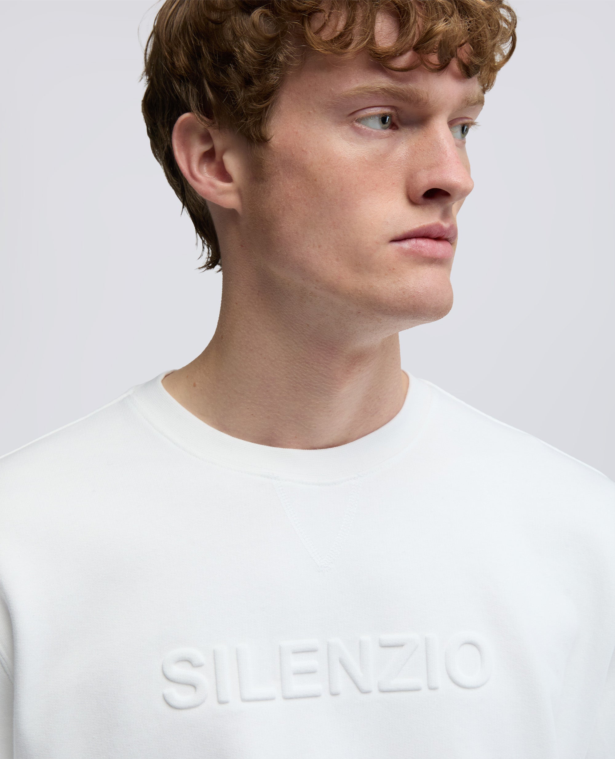 FELPA GARZATA-BIANCO-WHITE-BLANCO-WEISS-BLANC