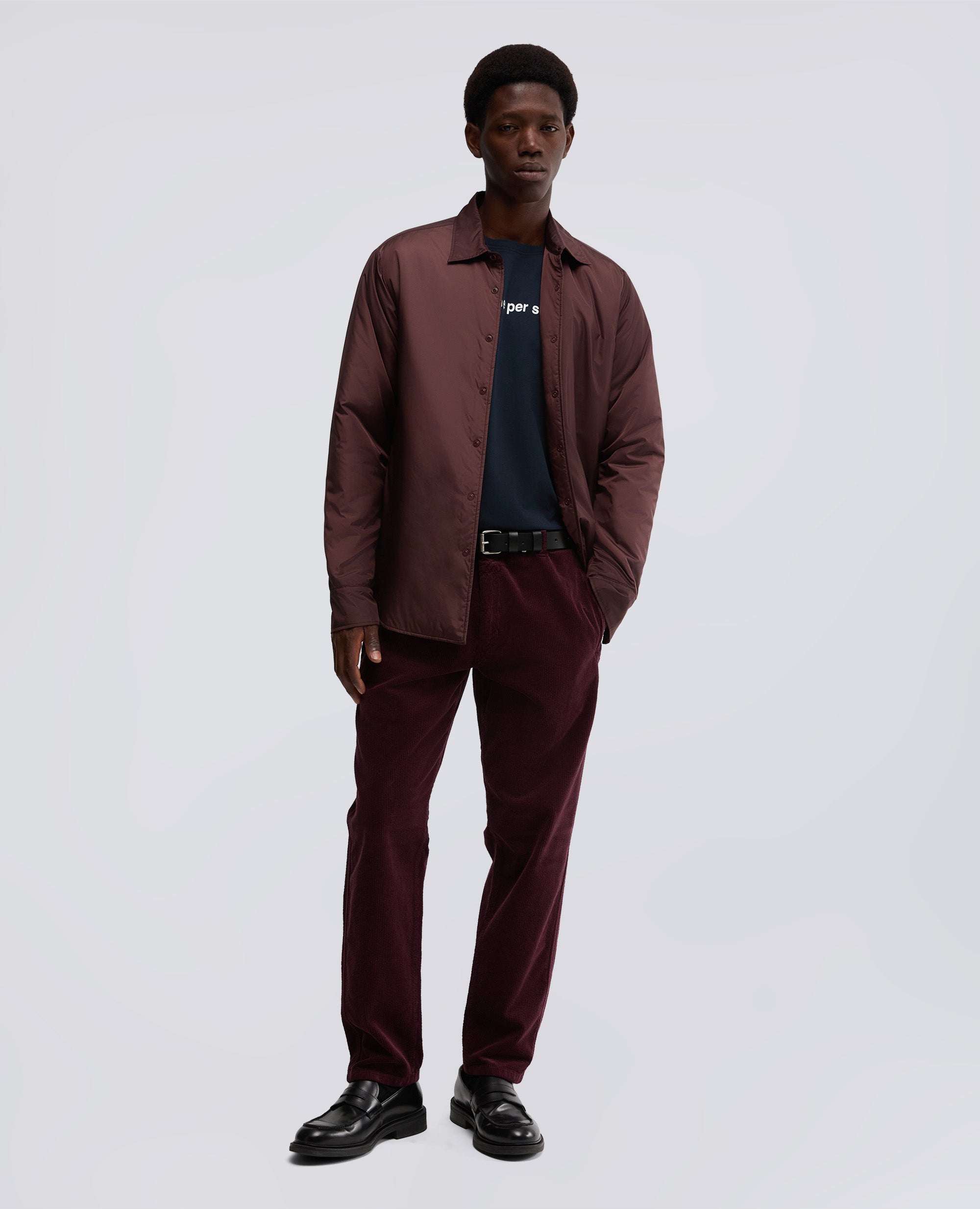 T-SHIRT GIROCOLLO IN JERSEY DI COTONE-NAVY-NAVY-AZUL MARINO-NAVY-NAVY