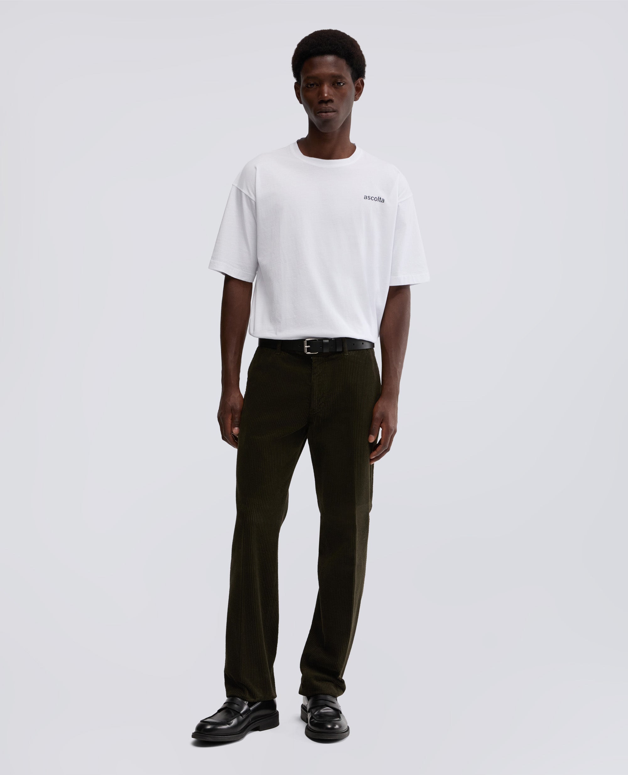 T-SHIRT GIROCOLLO IN COTONE-BIANCO-WHITE-BLANCO-WEISS-BLANC