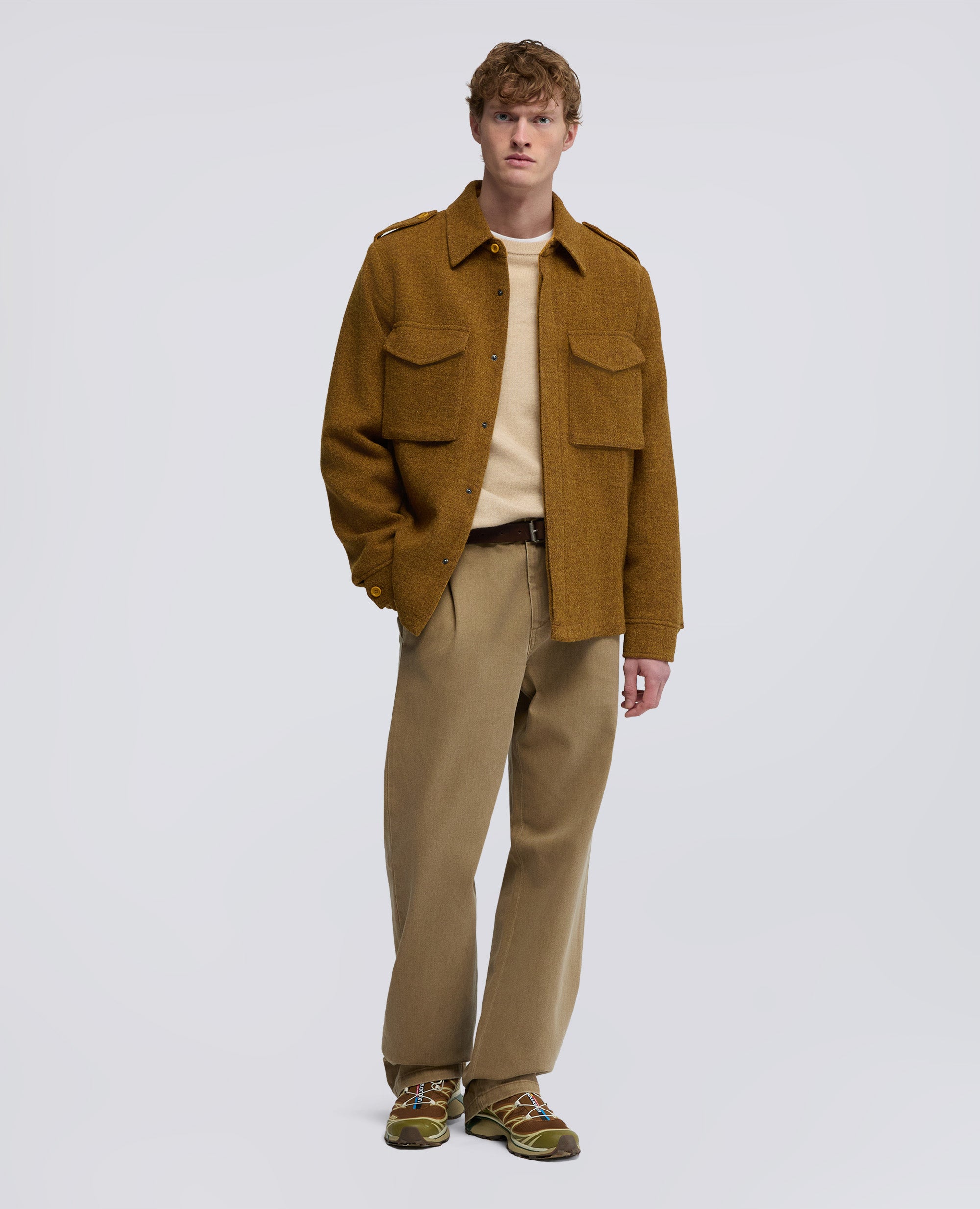 CAMICIA FIELD SHIRT-SENAPE-MUSTARD YELLOW-MOSTAZA-SENF-MOUTARDE