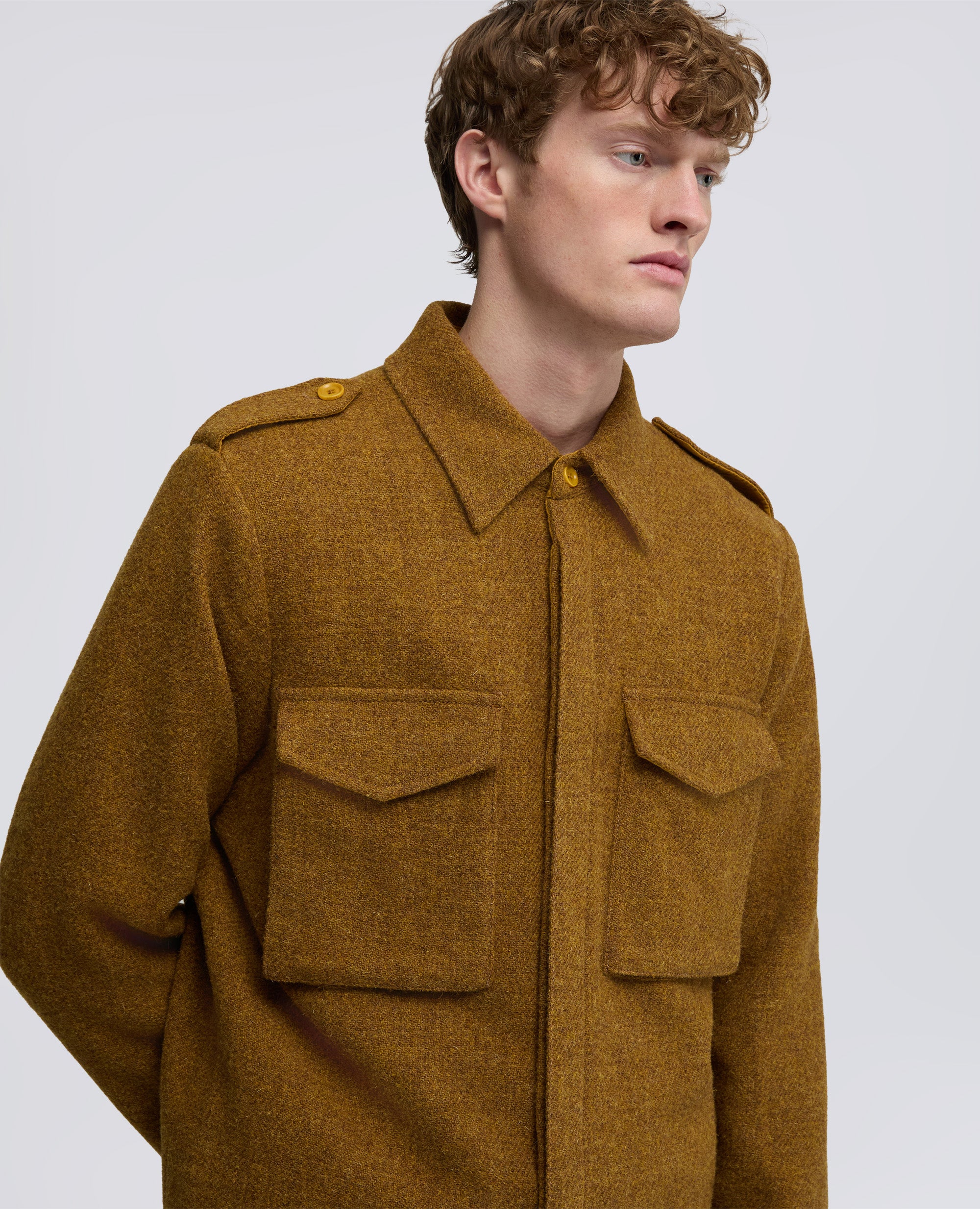 CAMICIA FIELD SHIRT-SENAPE-MUSTARD YELLOW-MOSTAZA-SENF-MOUTARDE