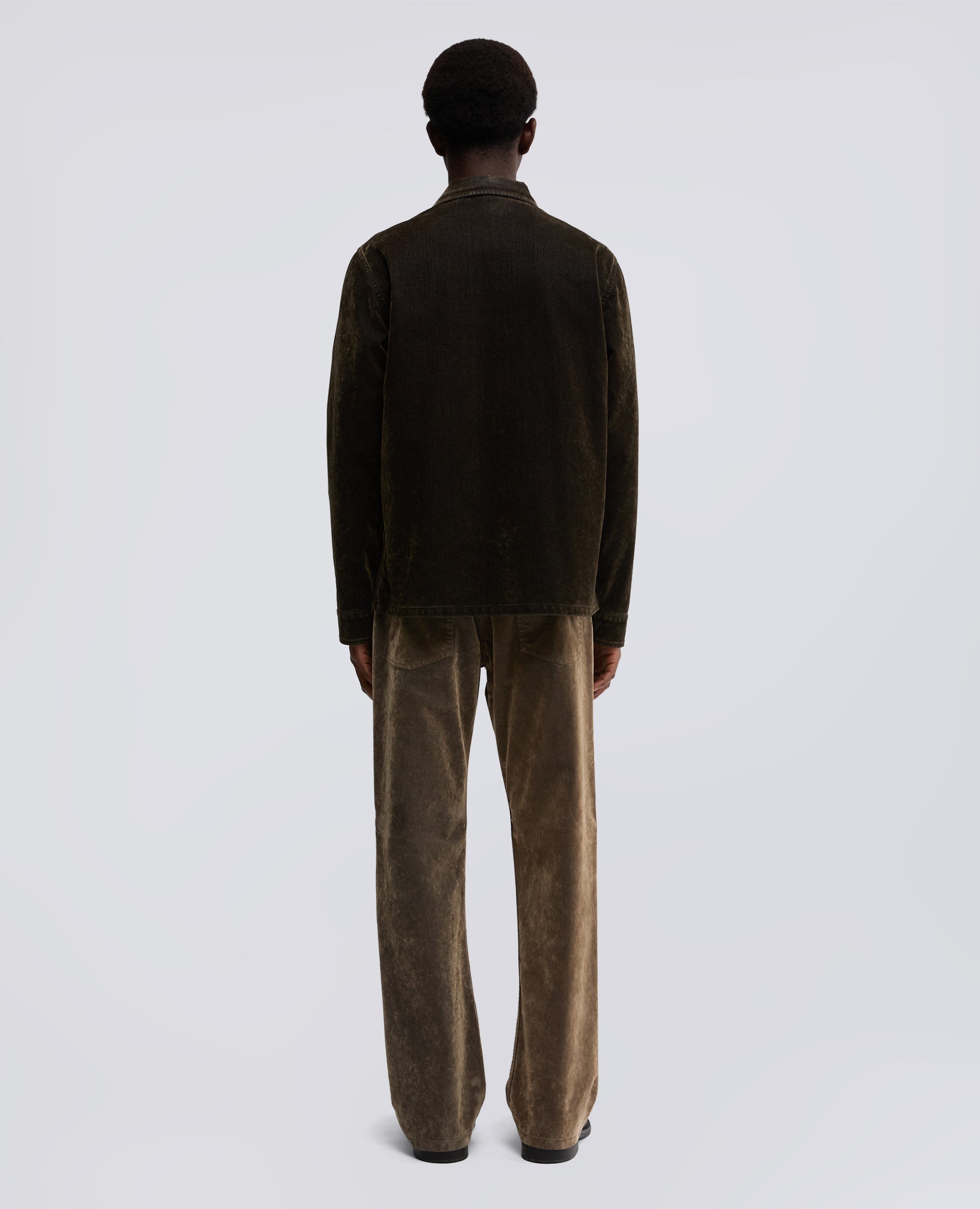 CAMICIA MILITARE IN DENIM-MILITARE-MILITARY-MILITAR-MILITAR-MILITAIRE