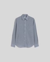 CAMICIA IN COTONE CHECK-CHECK BLUETTE-CHECK BLUETTE-CHECK BLUETTE-CHECK BLUETTE-CHECK BLUETTE
