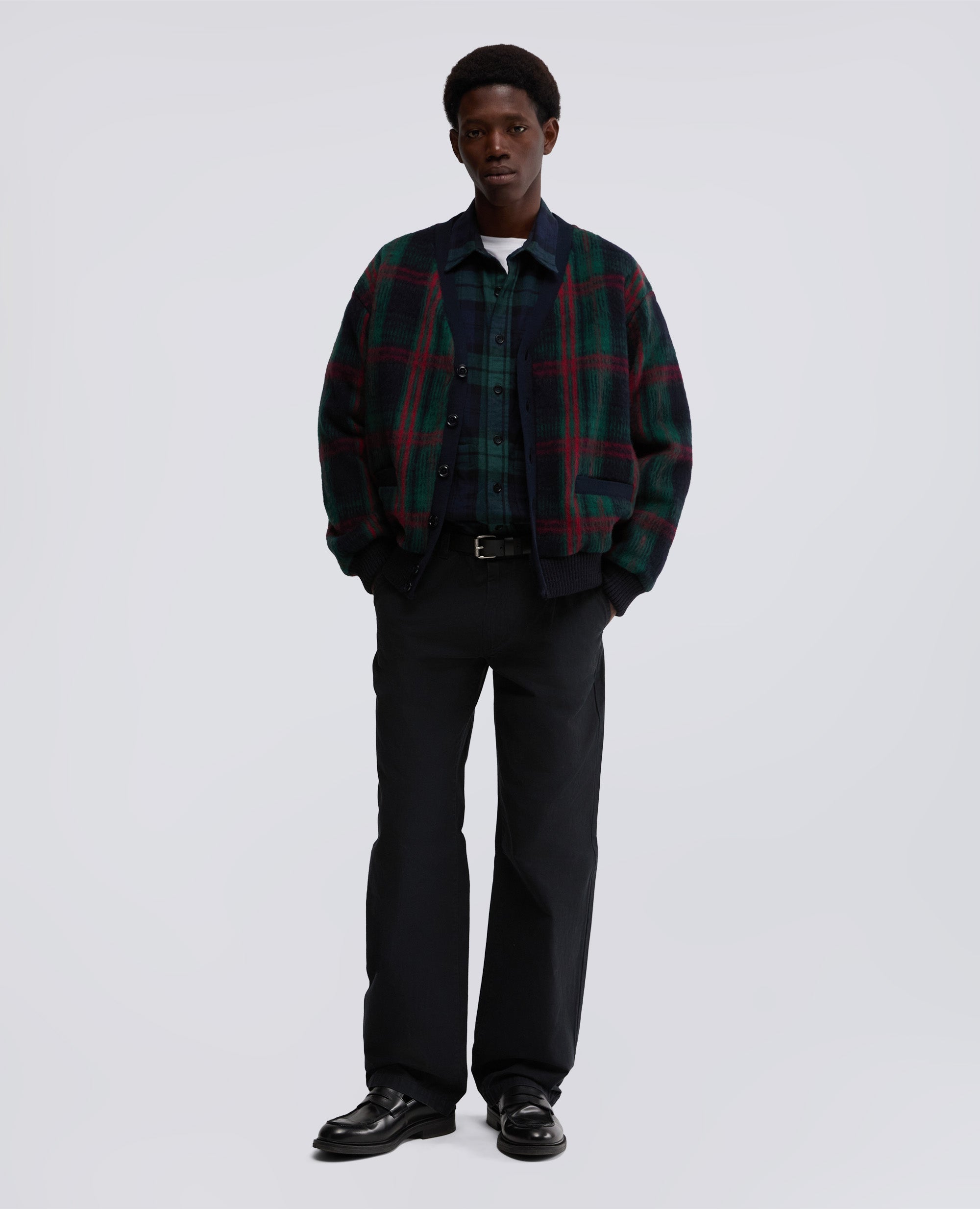 CAMICIA UTILITY IN TWILL DI COTONE-CHECK NAVY-CHECK NAVY-CHECK NAVY-CHECK NAVY-CHECK NAVY