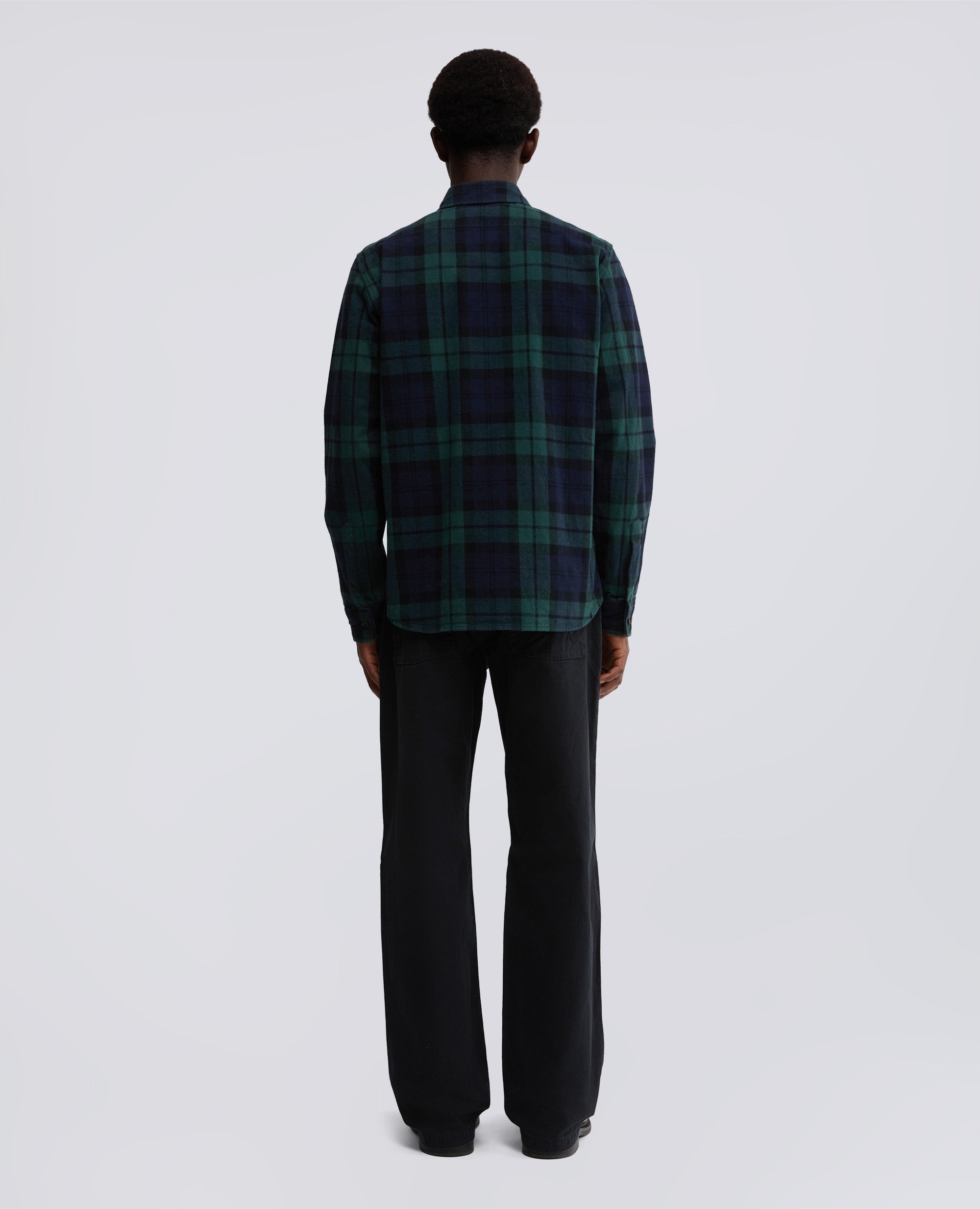 CAMICIA UTILITY IN TWILL DI COTONE-CHECK NAVY-CHECK NAVY-CHECK NAVY-CHECK NAVY-CHECK NAVY