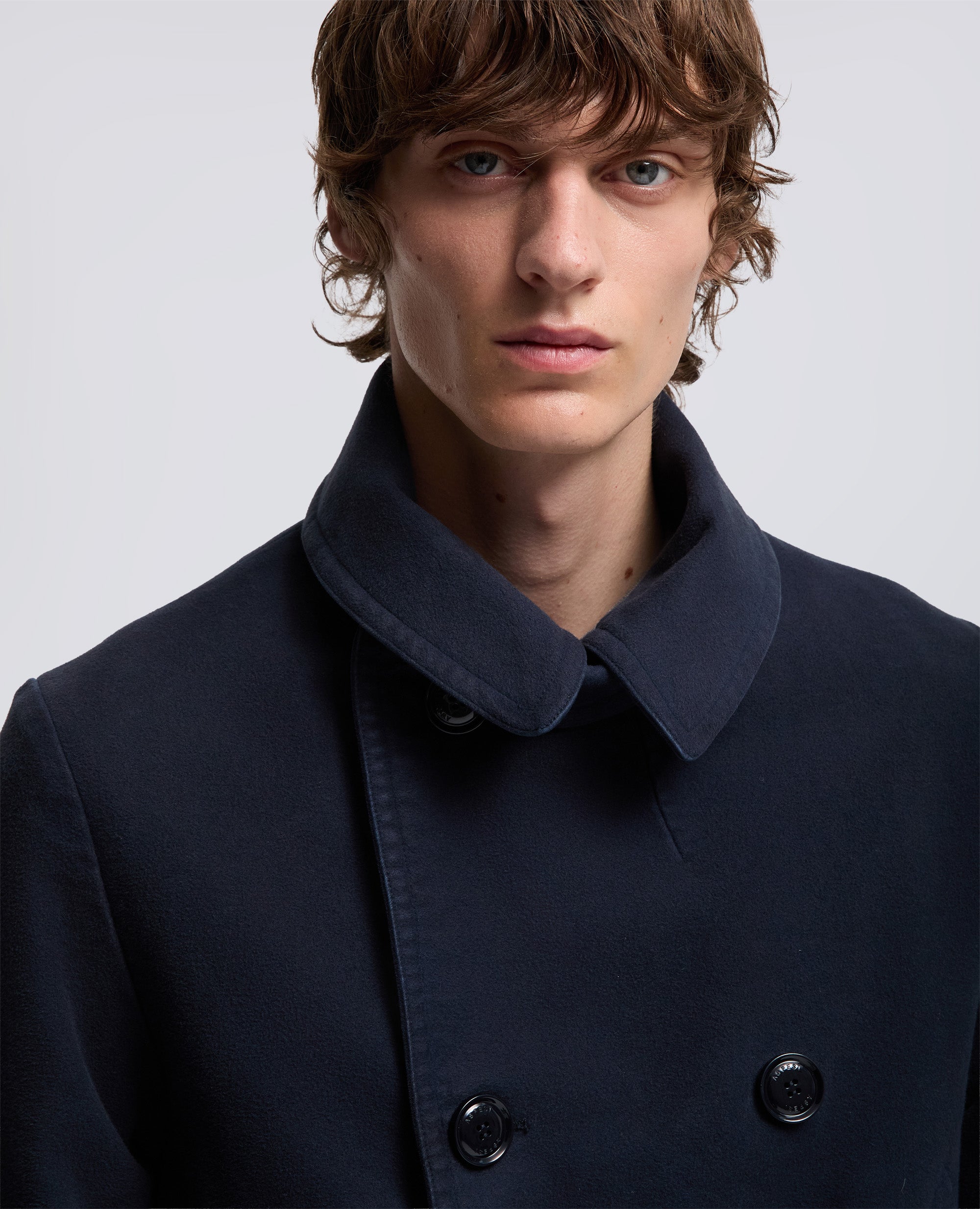 CAPPOTTO DUVALL IN FUSTAGNO DI COTONE-NAVY-NAVY-AZUL MARINO-NAVY-NAVY