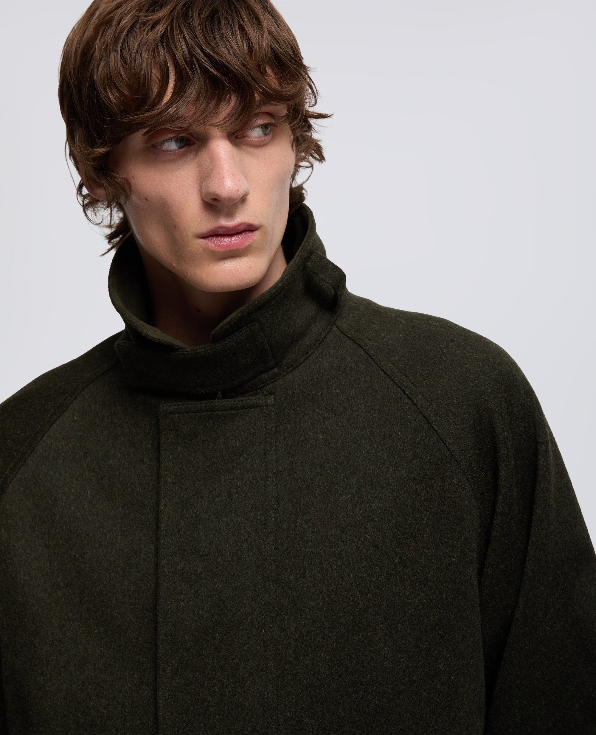 CABAN SCHAFER IN LANA VERGINE E ALPACA-MILITARE-MILITARY-MILITAR-MILITAR-MILITAIRE