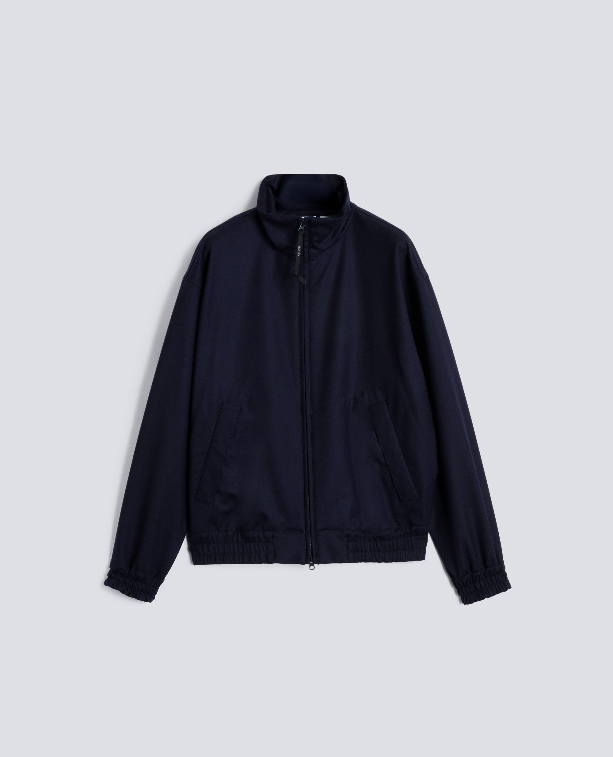 GIUBBOTTO STANTON IN TWILL DI LANA-NAVY-NAVY-AZUL MARINO-NAVY-NAVY