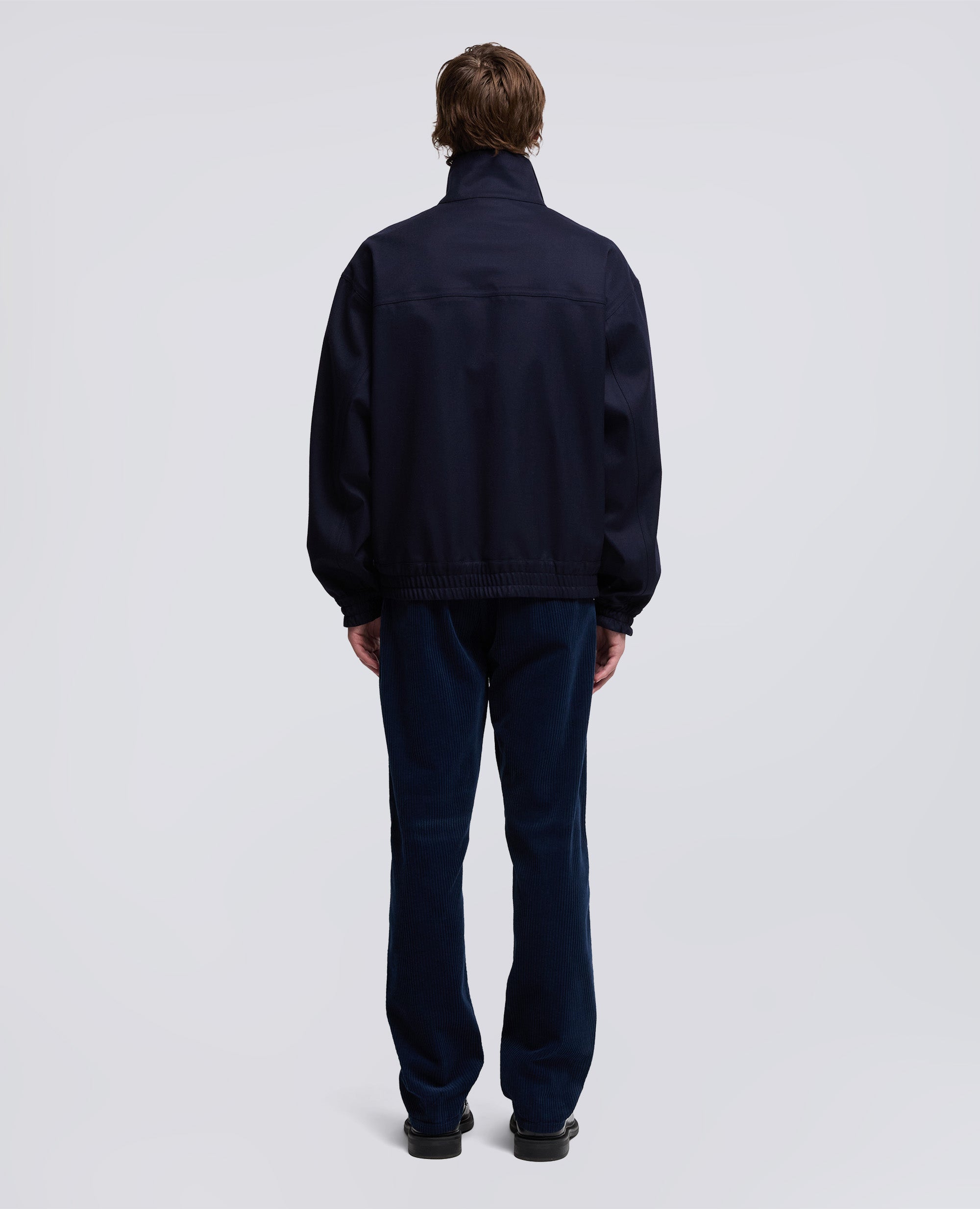 GIUBBOTTO STANTON IN TWILL DI LANA-NAVY-NAVY-AZUL MARINO-NAVY-NAVY