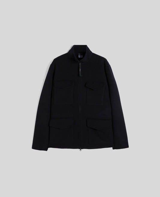 FIELD JACKET NELSON IN DOUBLE DI LANA-NAVY-NAVY-AZUL MARINO-NAVY-NAVY