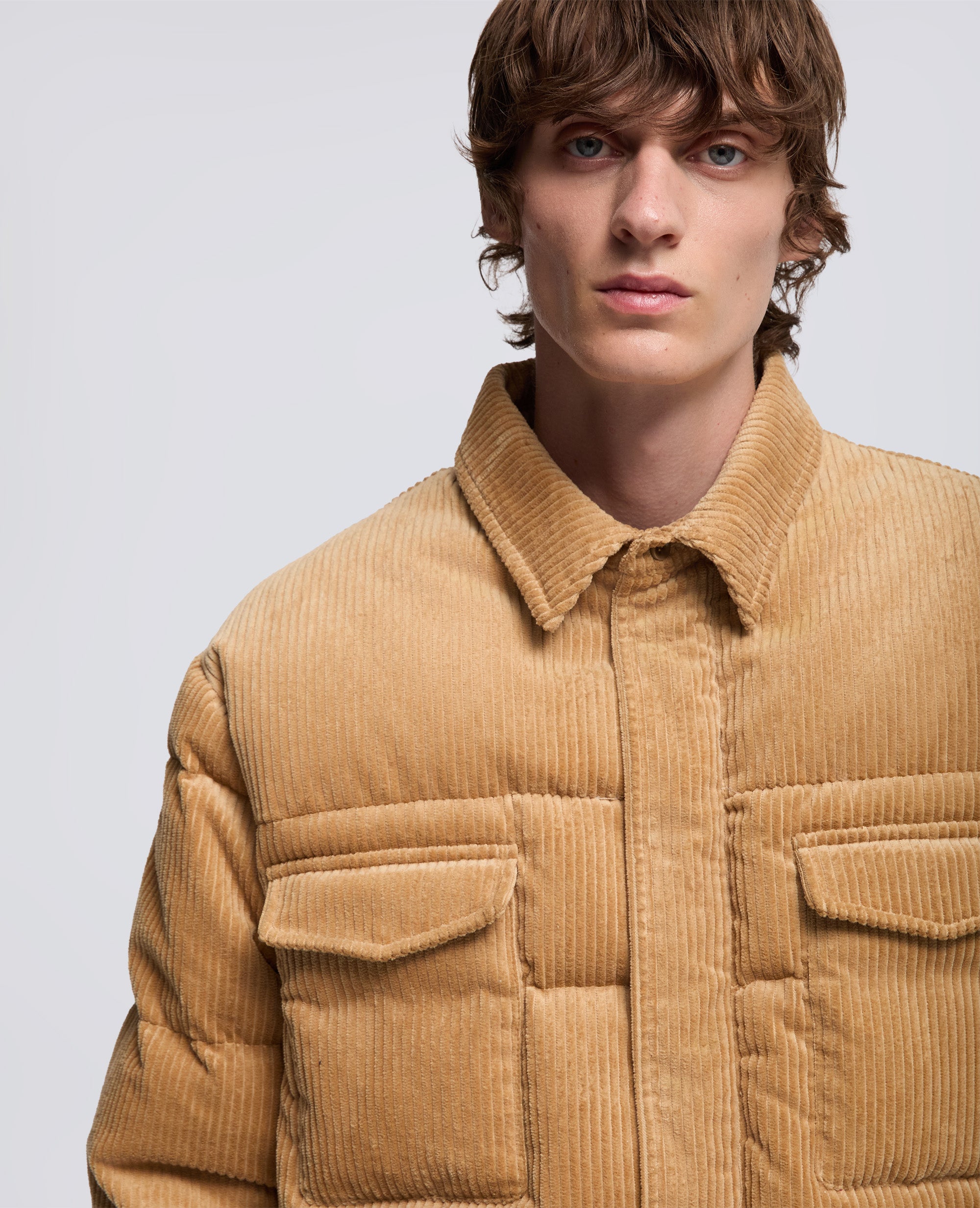 GIUBBOTTO WILLIS IN VELLUTO A COSTE-CAMMELLO-CAMEL-CAMELLO-KAMEL-CAMEL