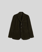 GIACCA KUKI IN VELLUTO A COSTE-MILITARE-MILITARY-MILITAR-MILITAR-MILITAIRE